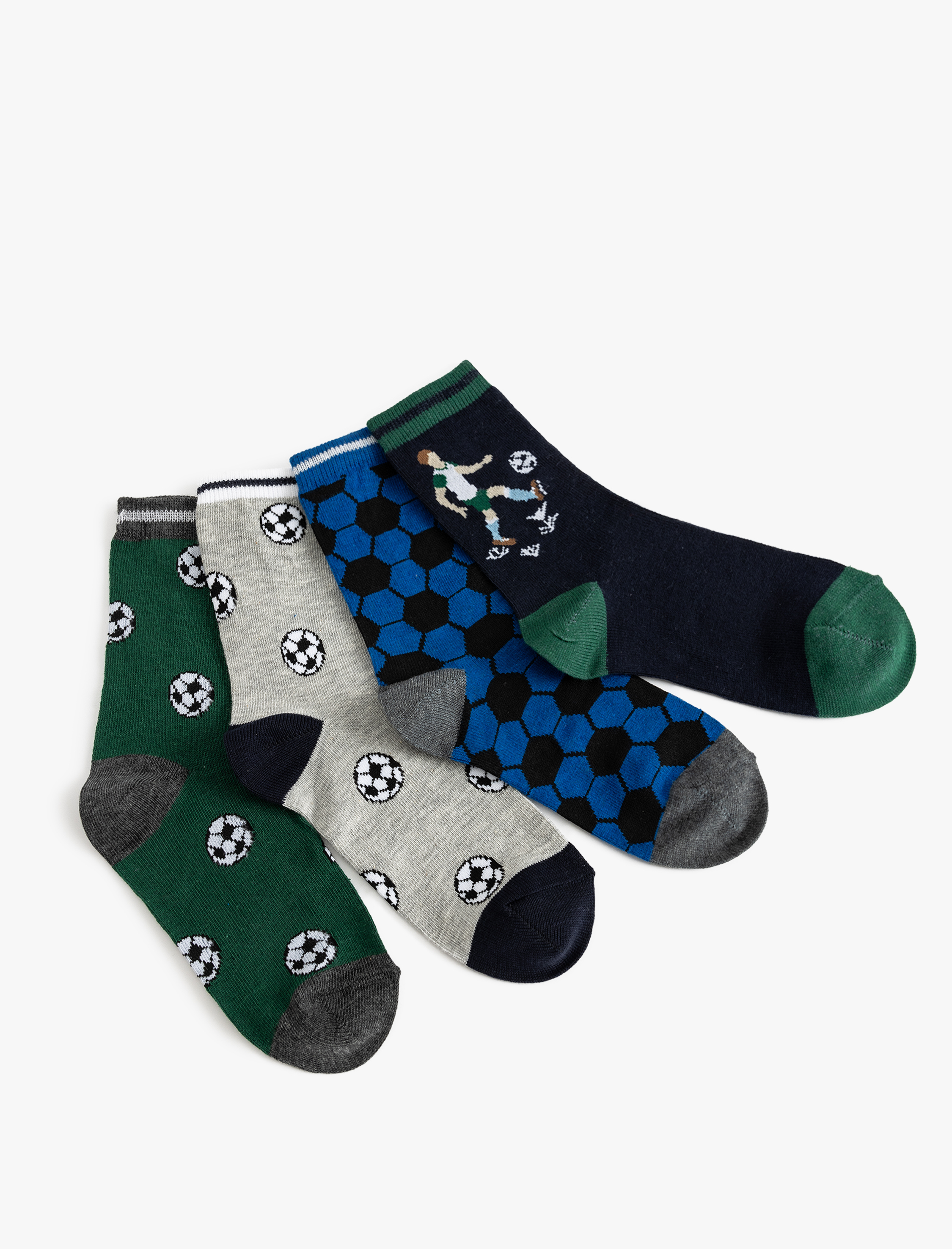  Erkek Çocuk 3'lü Pamuklu Çorap Seti