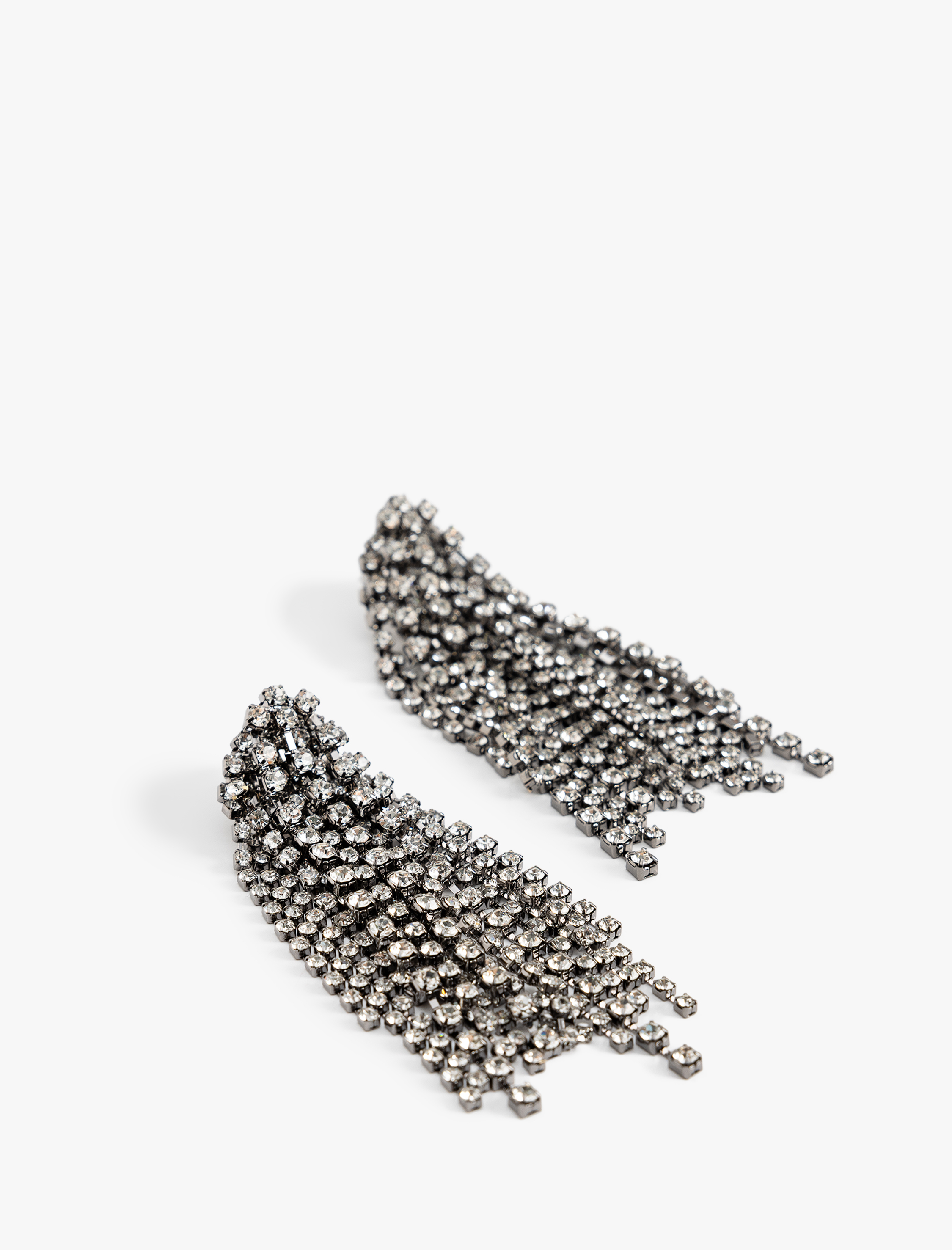  Kadın Büyük Boy Sallantılı Taşlı Küpe