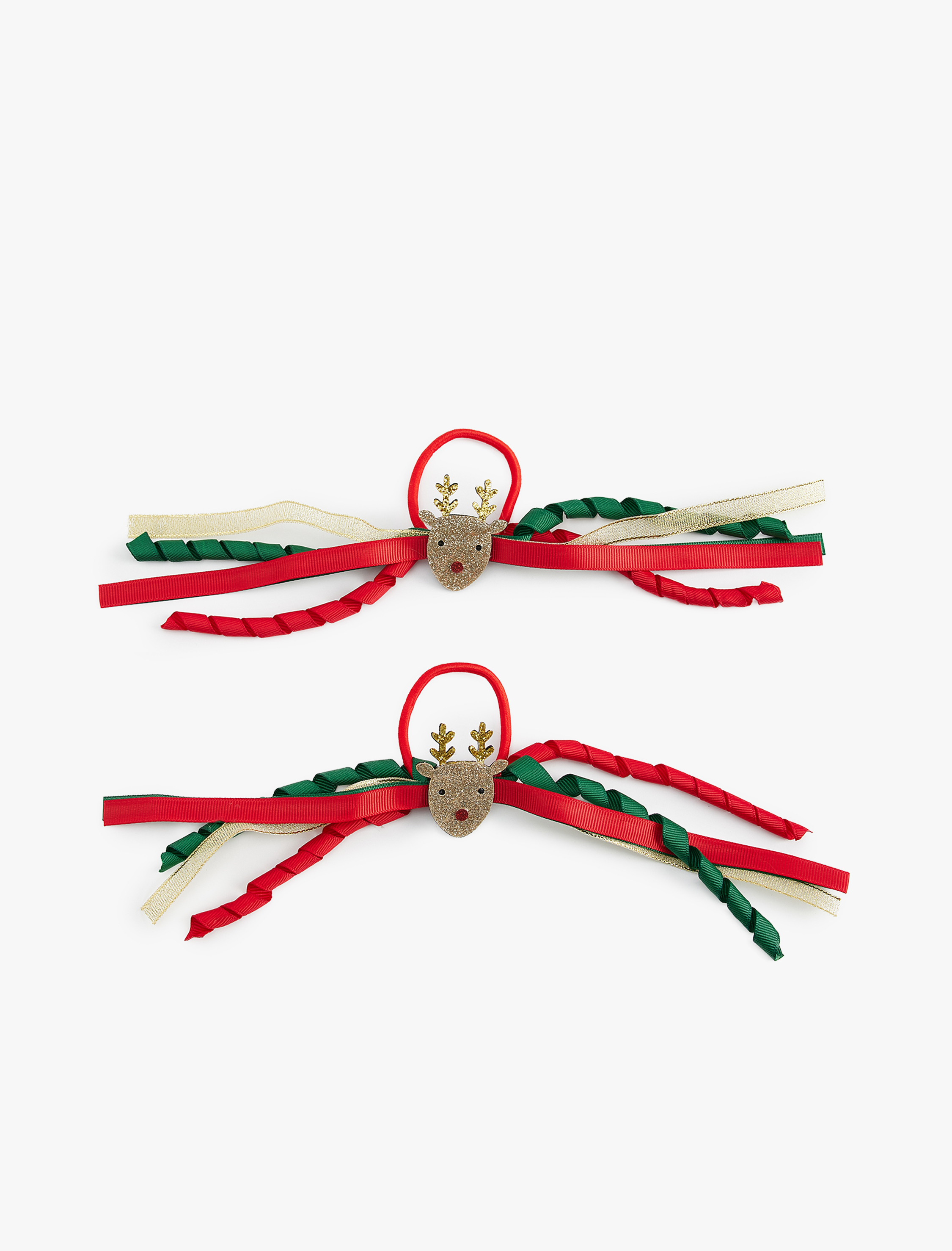  Kız Çocuk Geyik Detaylı 2'Li Toka Seti