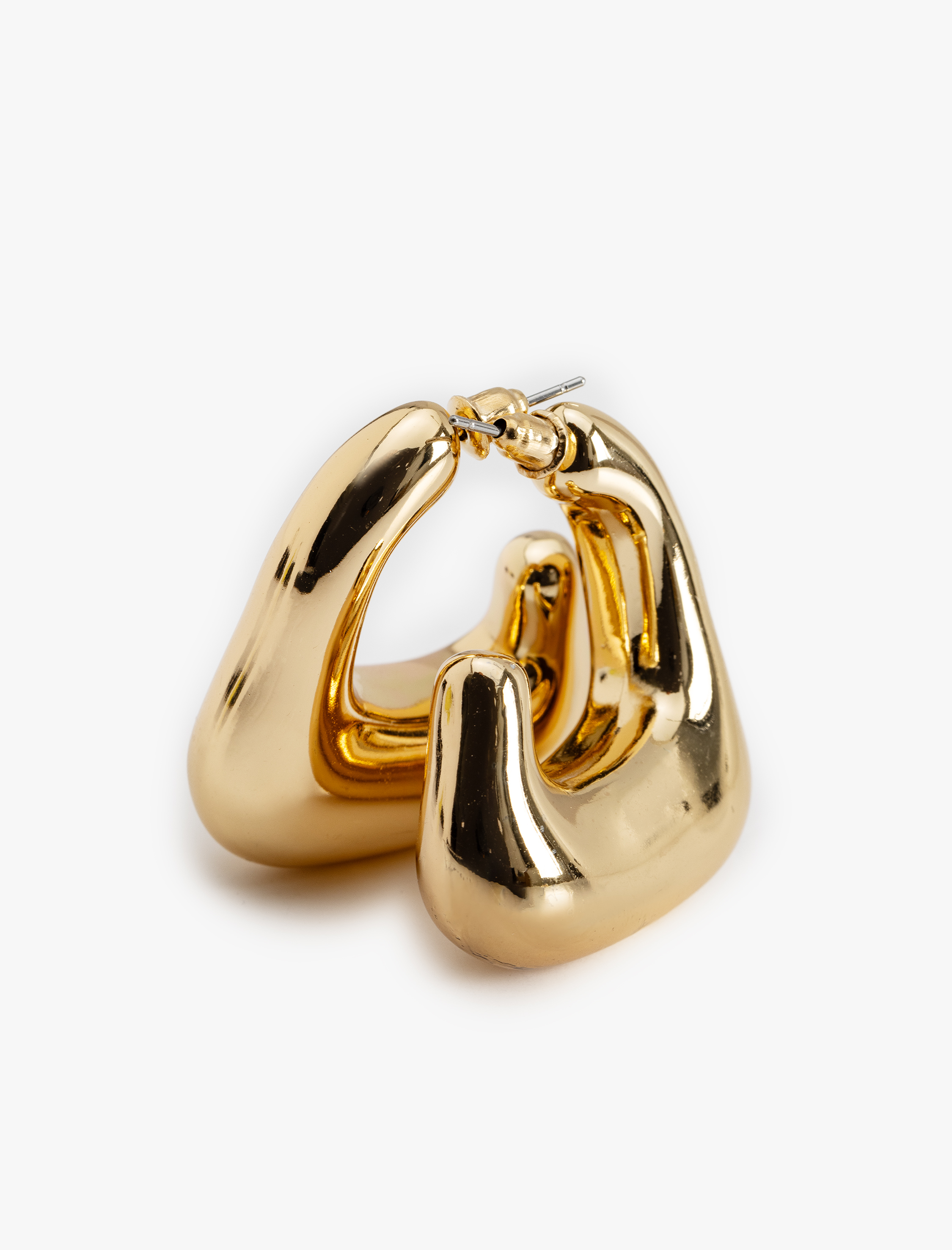  Kadın Büyük Boy Geometrik Halka Küpe