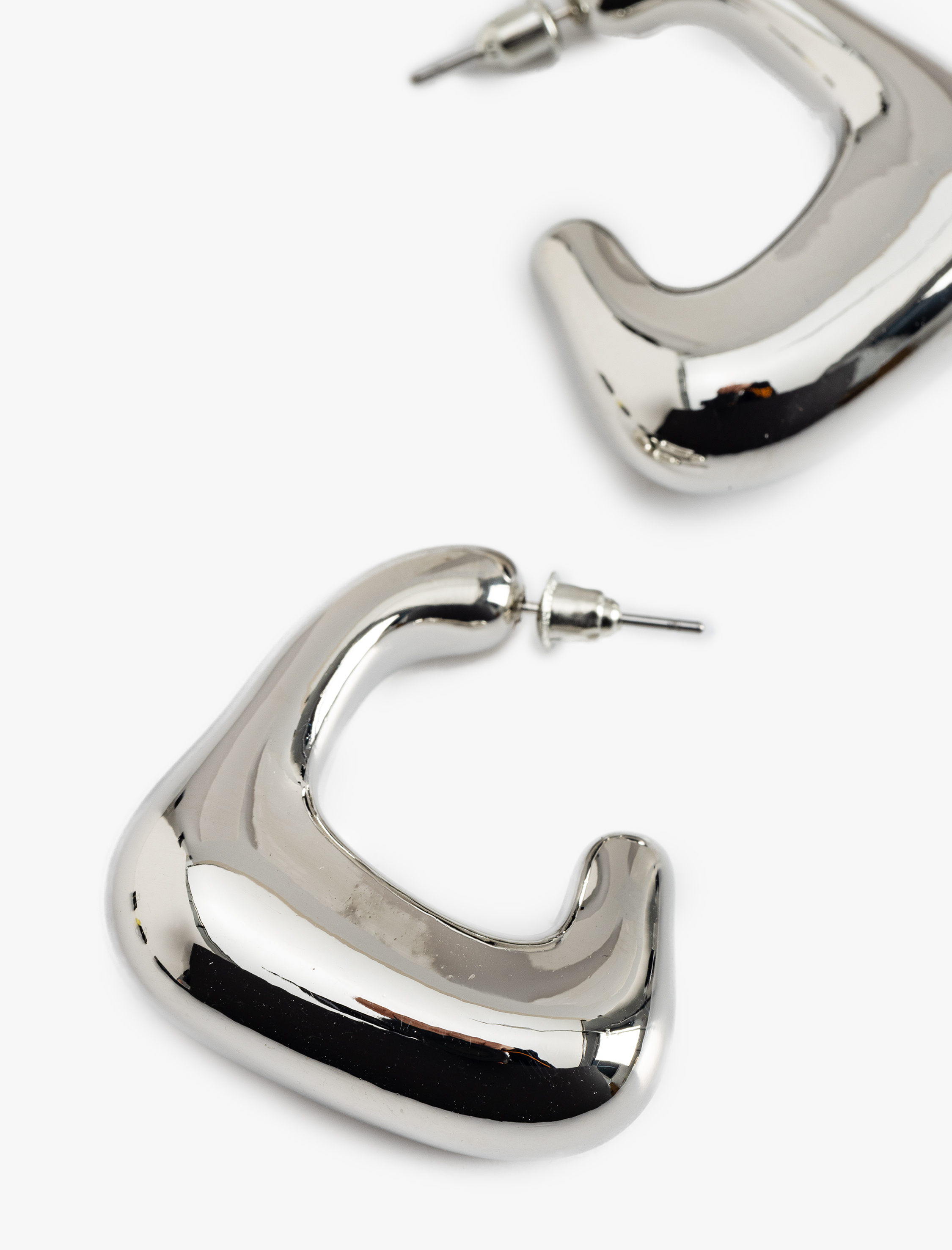  Kadın Büyük Boy Geometrik Halka Küpe