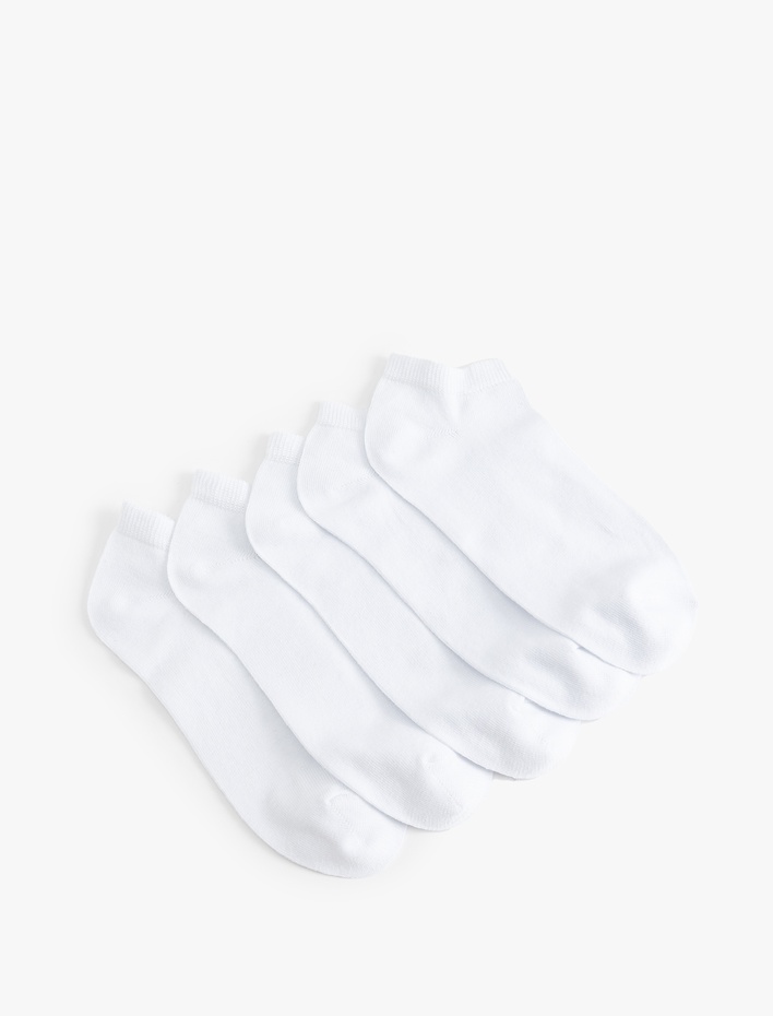 Kadın Pamuklu 5'li Kısa Çorap Seti