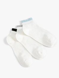Pamuklu 3'lü Kısa Çorap Seti