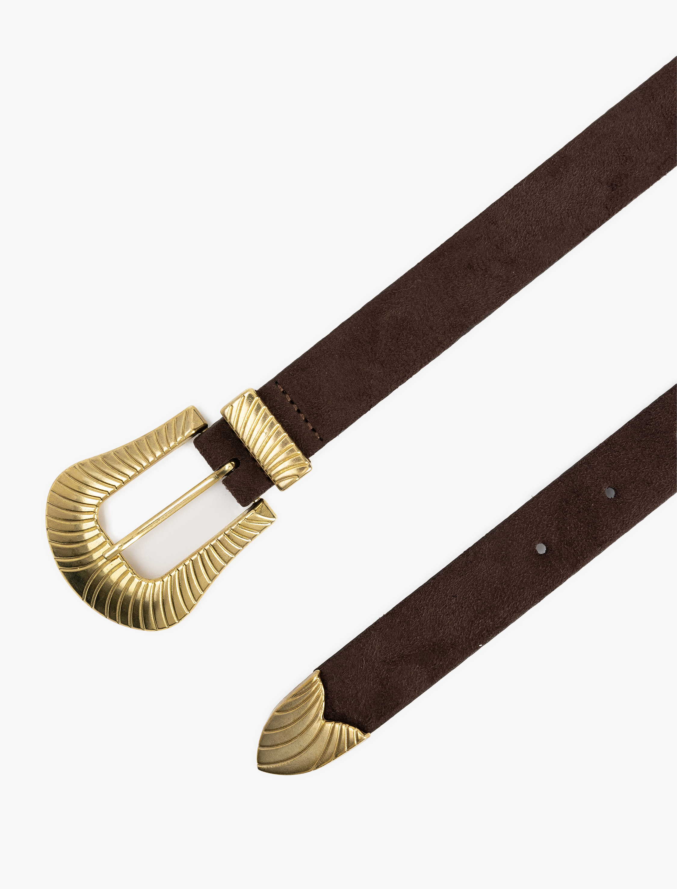  Kadın Metal Tokalı Suni Deri İnce Kemer