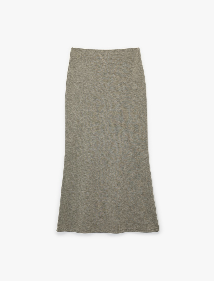   Standart Bel Slim Fit Uzun Etek