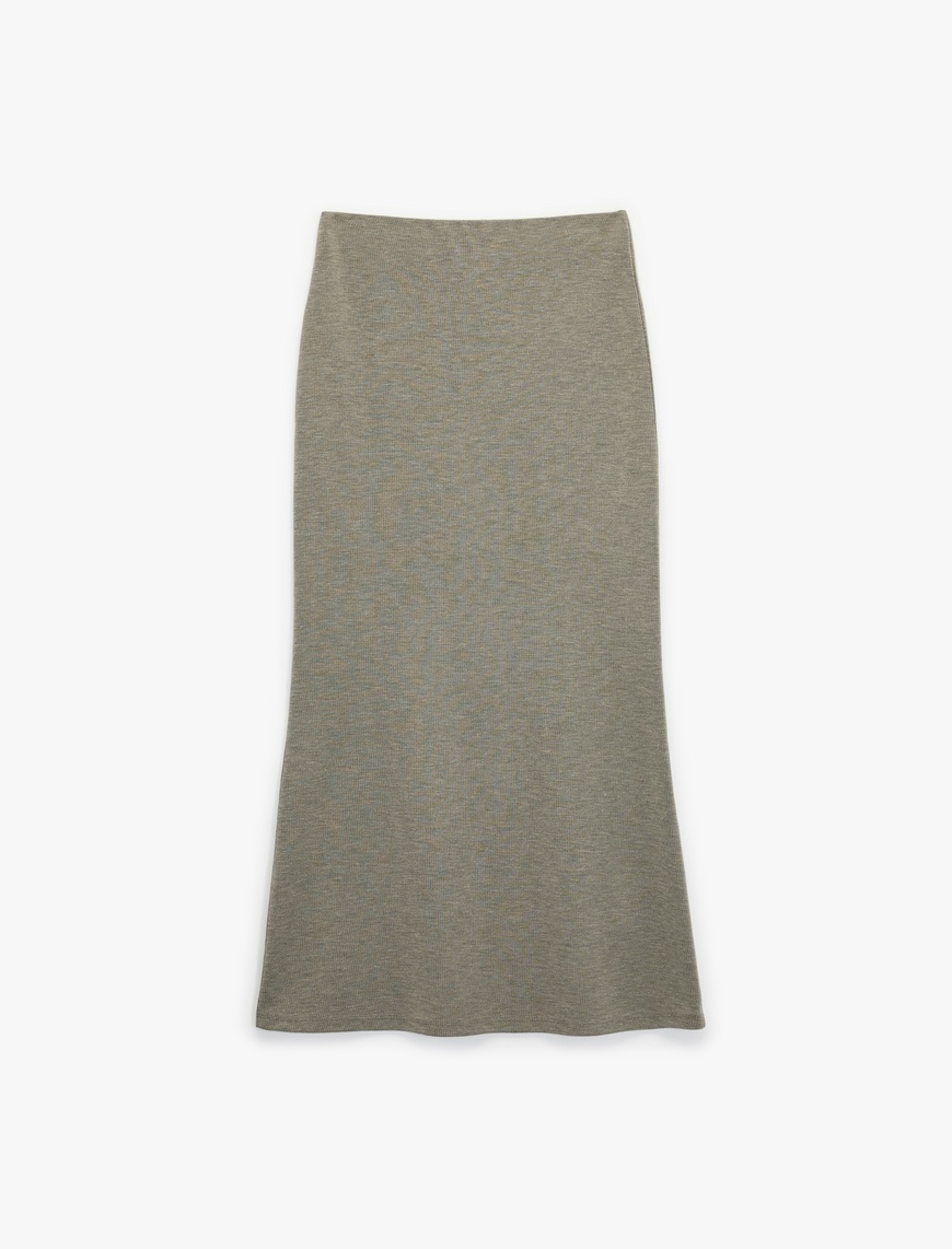  Standart Bel Slim Fit Uzun Etek
