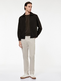 Pamuklu Gabardin Cep Detaylı Chino Pantolon