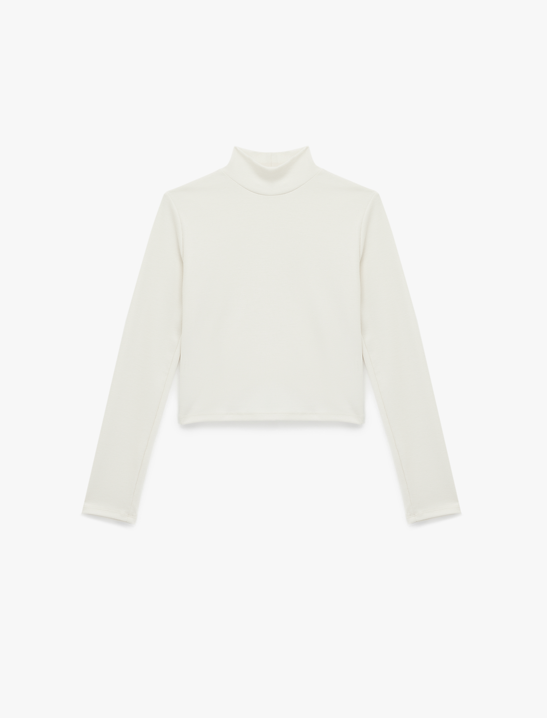   Regular Fit Kaşkorse Dik Yaka Uzun Kollu Body