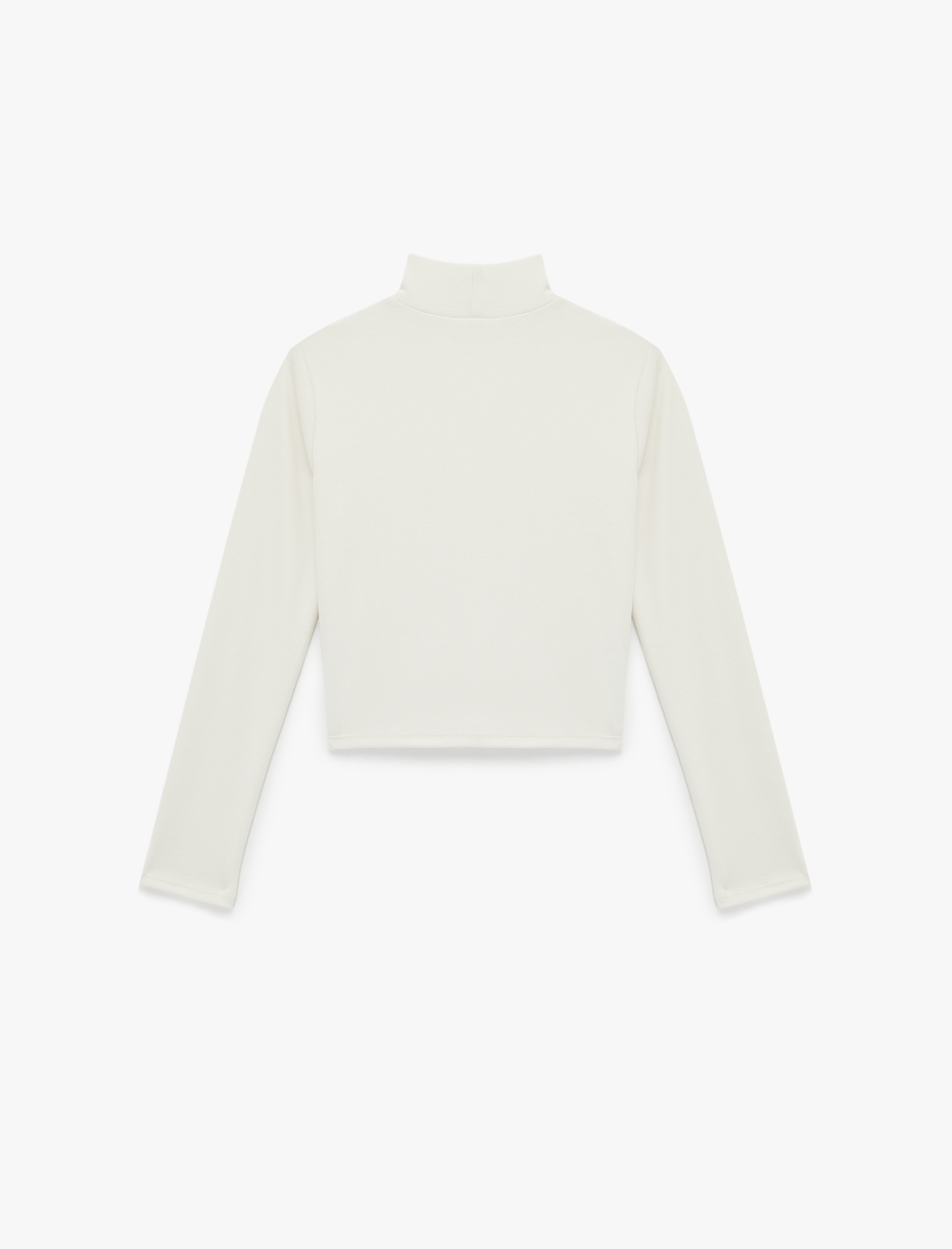   Regular Fit Kaşkorse Dik Yaka Uzun Kollu Body