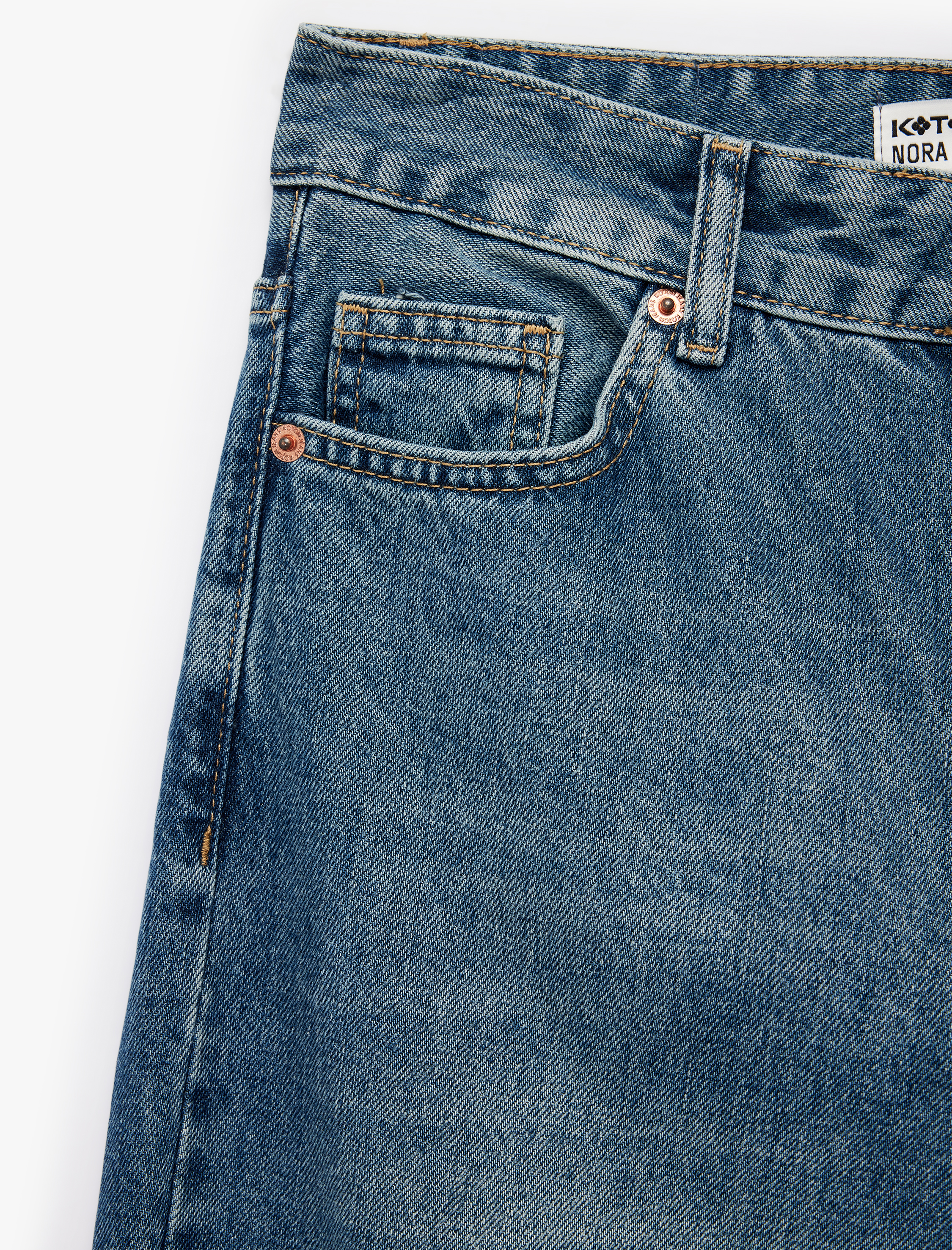   Cepli Standart Bel Düz Paça Jean  Pantolon - Straight Fit Jeans