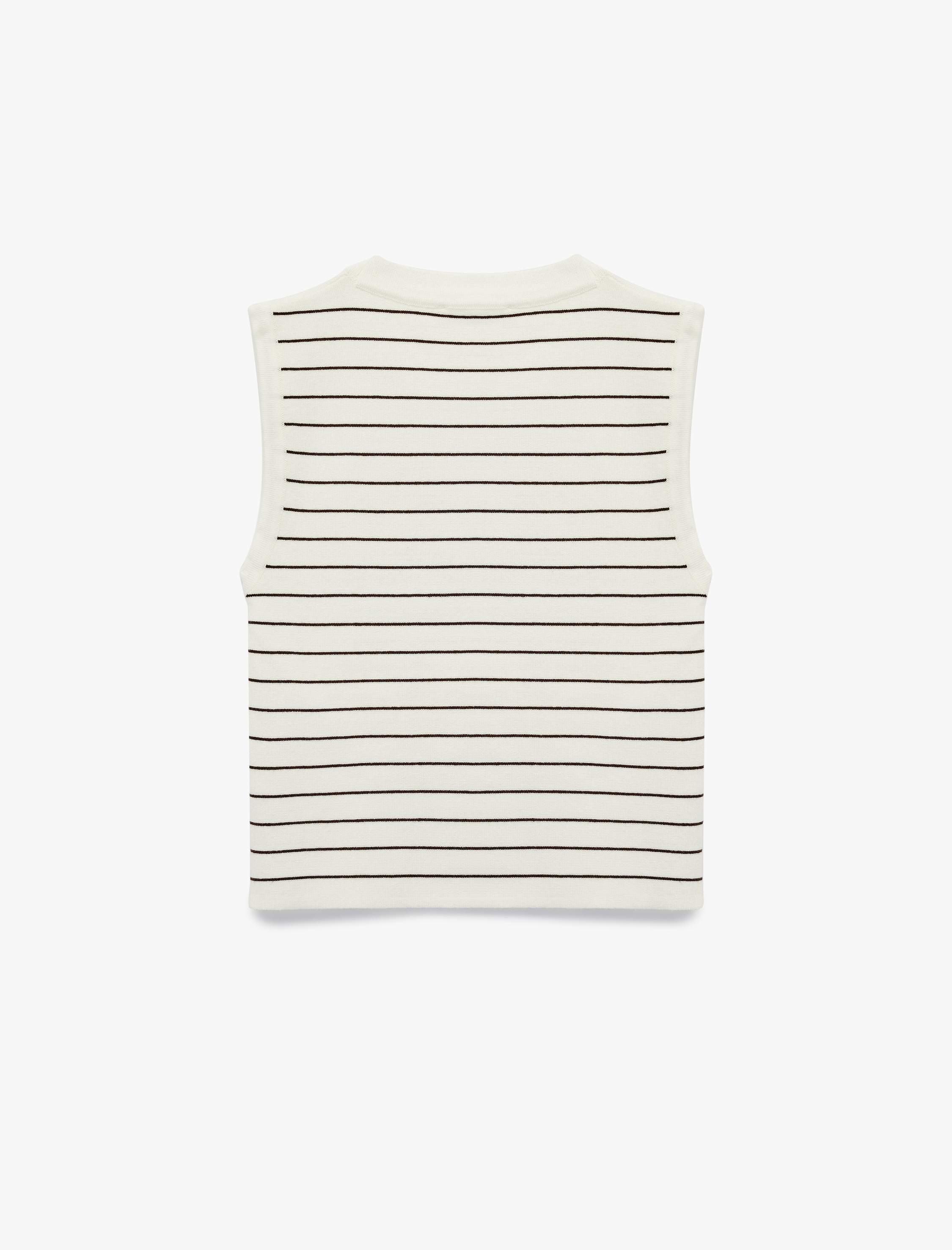   Bisiklet Yaka Kolsuz Triko Bluz