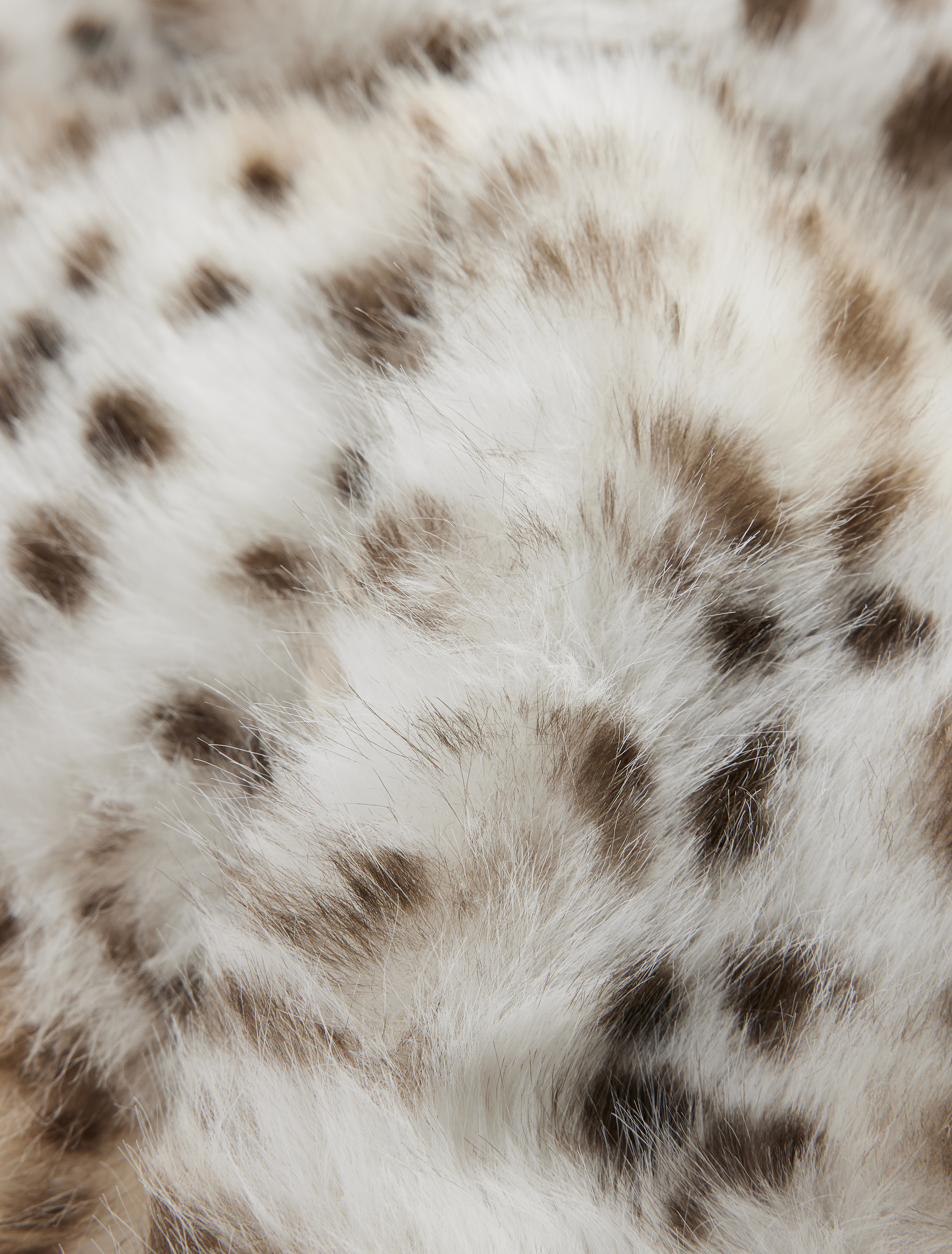  Kadın Leopar Desenli Suni Kürk Atkı