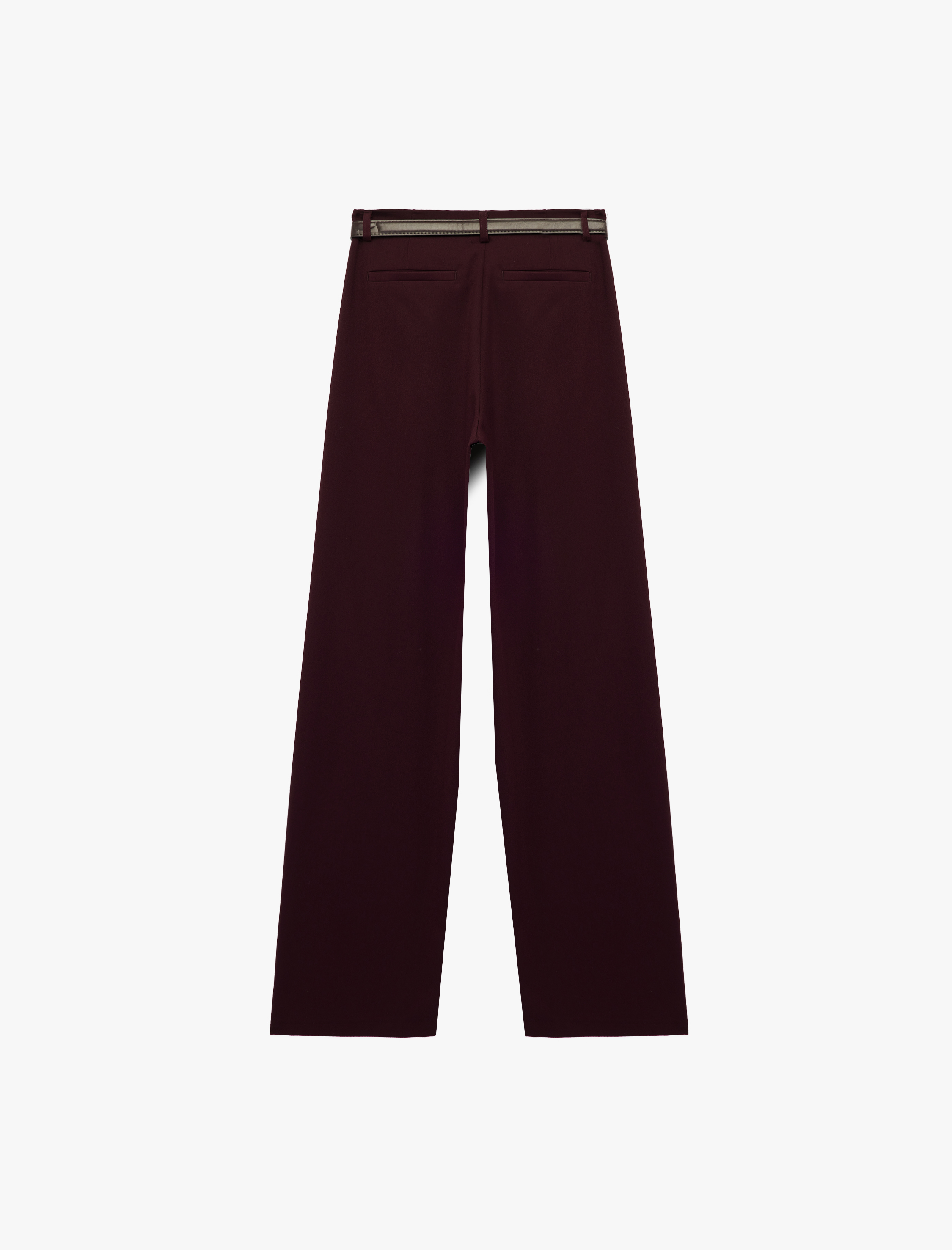   Normal Bel Regular Fit Cepli Kemerli Kumaş Pantolon