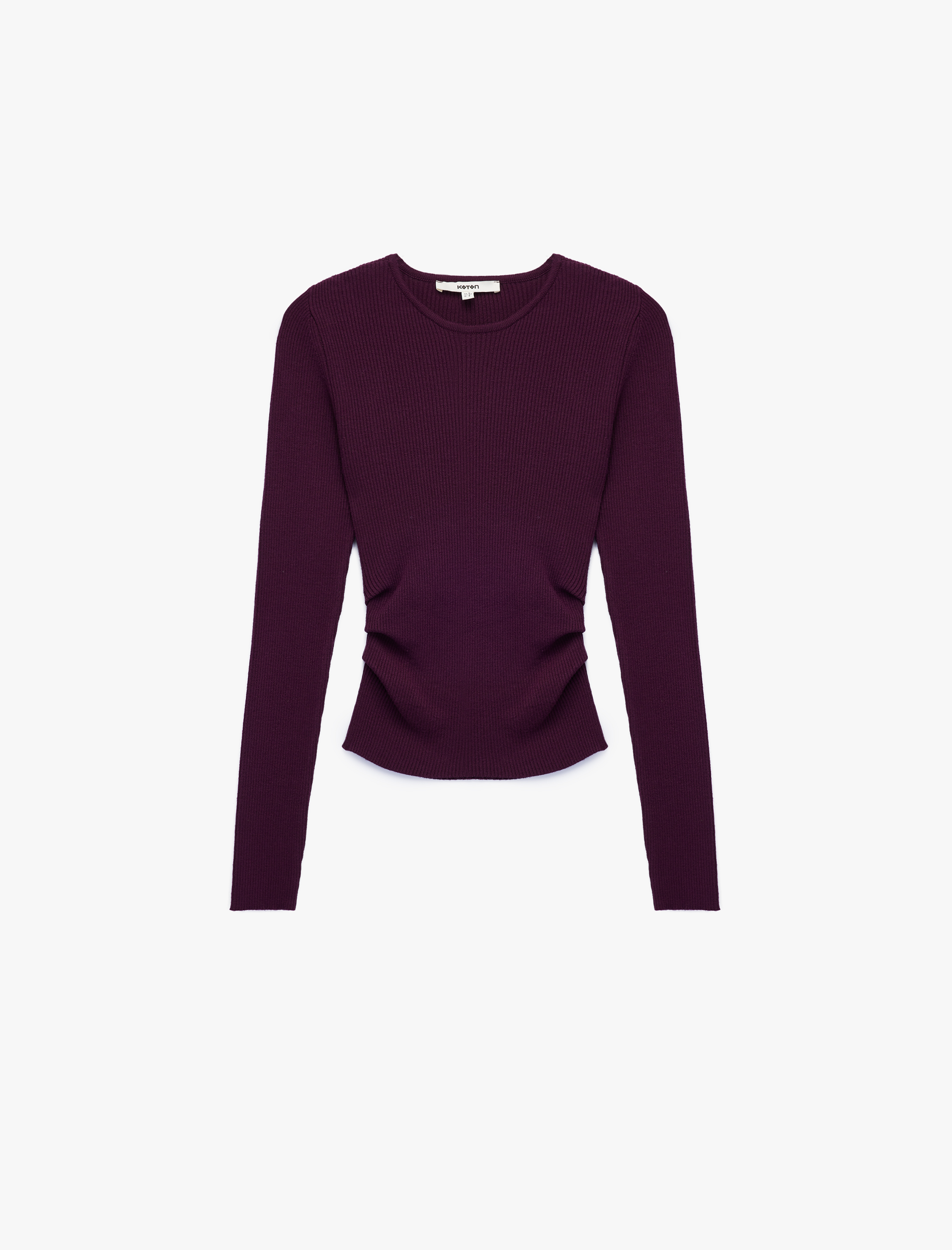   Uzun Kollu Yuvarlak Yaka Basic Triko Kazak