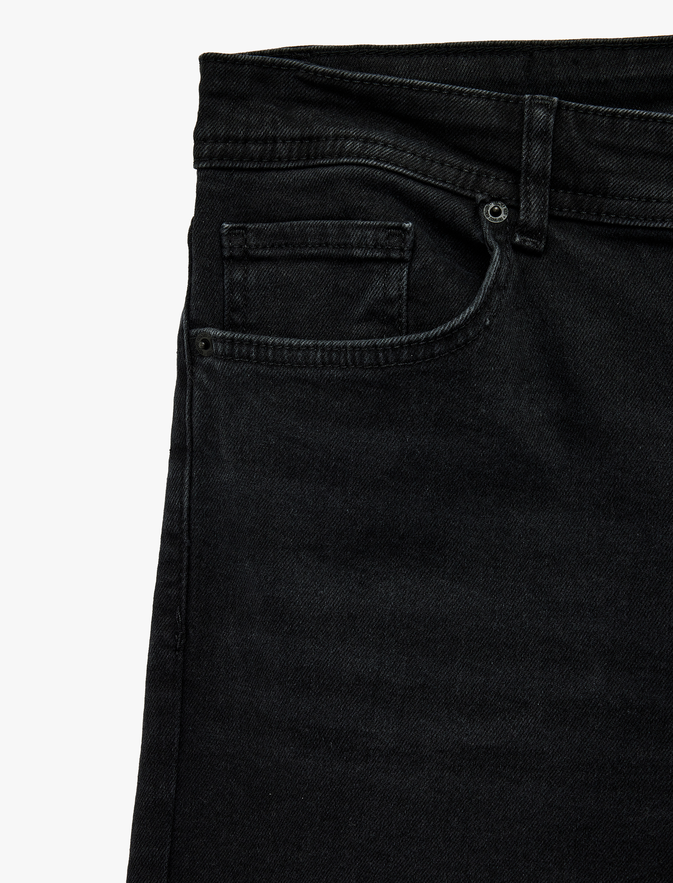   Slim Fit Cepli Pamuklu Jean Pantolon - Slim Fit Bread Jeans