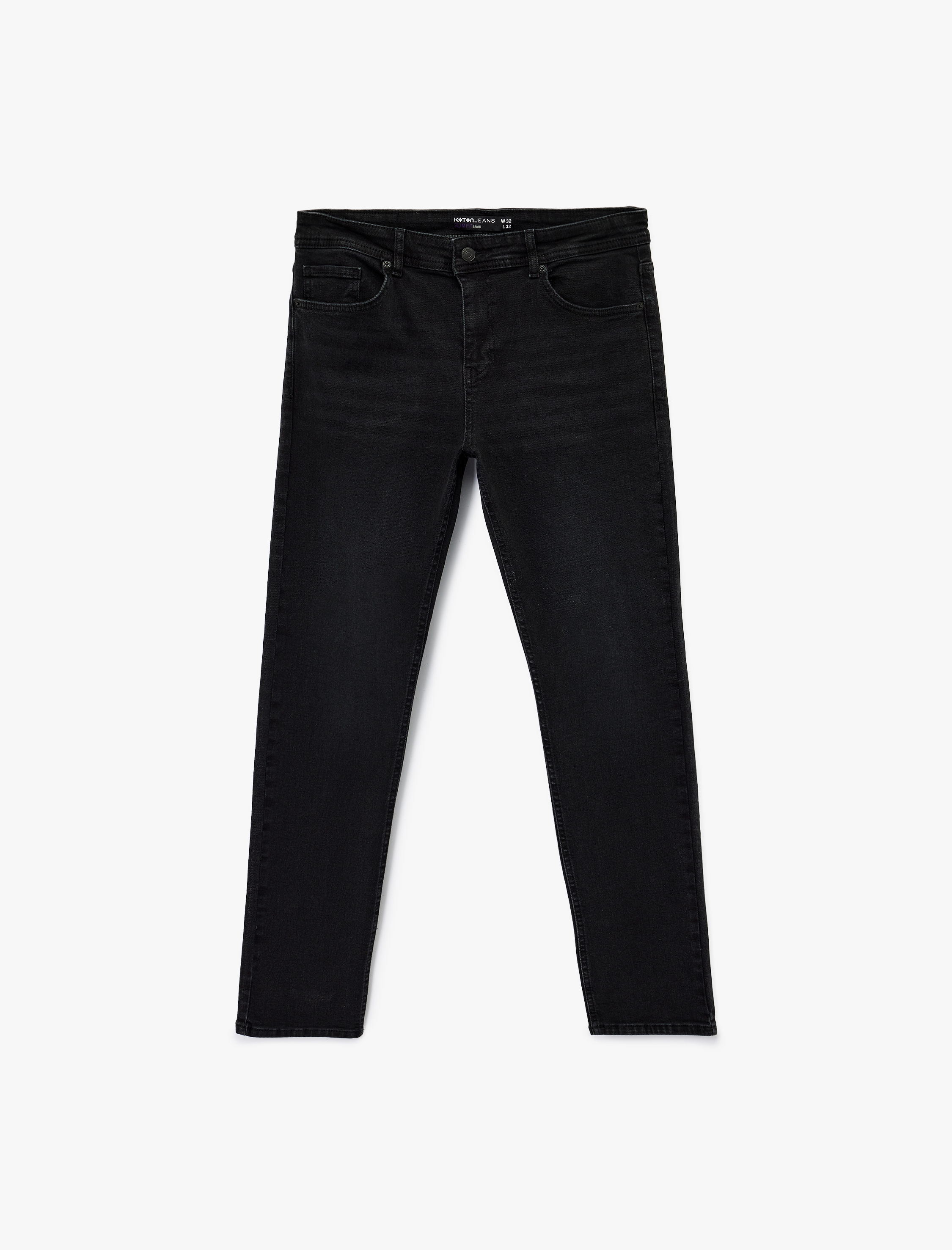   Slim Fit Cepli Pamuklu Jean Pantolon - Slim Fit Bread Jeans