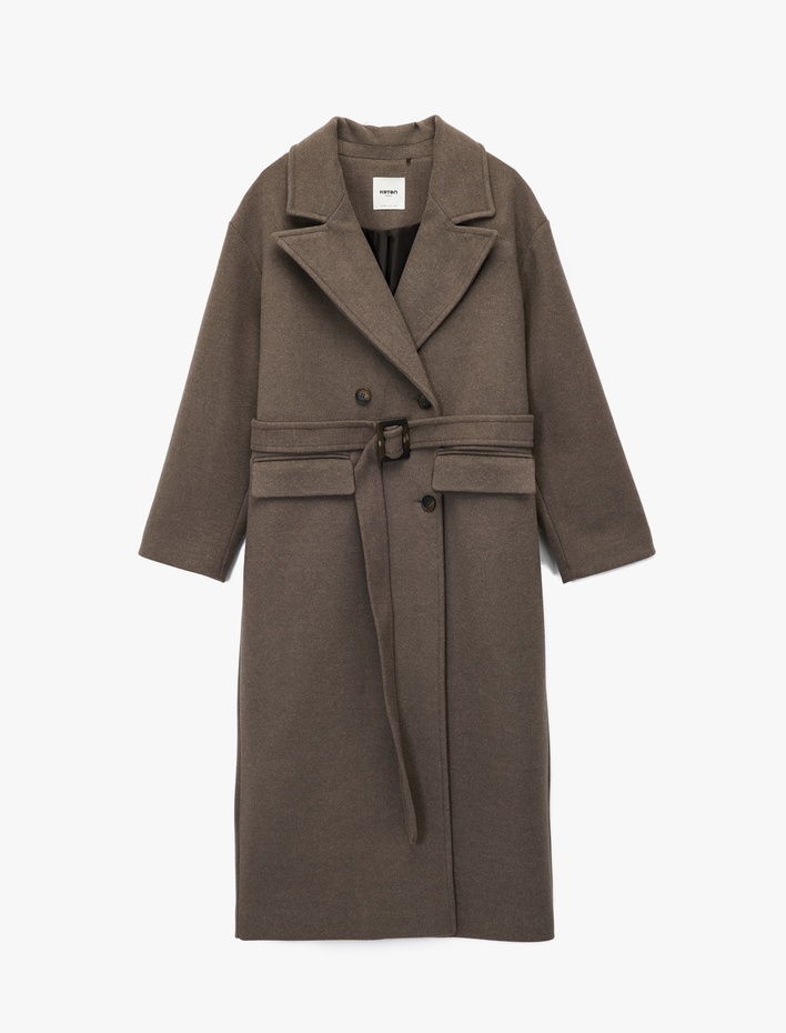  Kemerli Kaban Ekstra Uzun Cepli Uzun Kollu Kruvaze