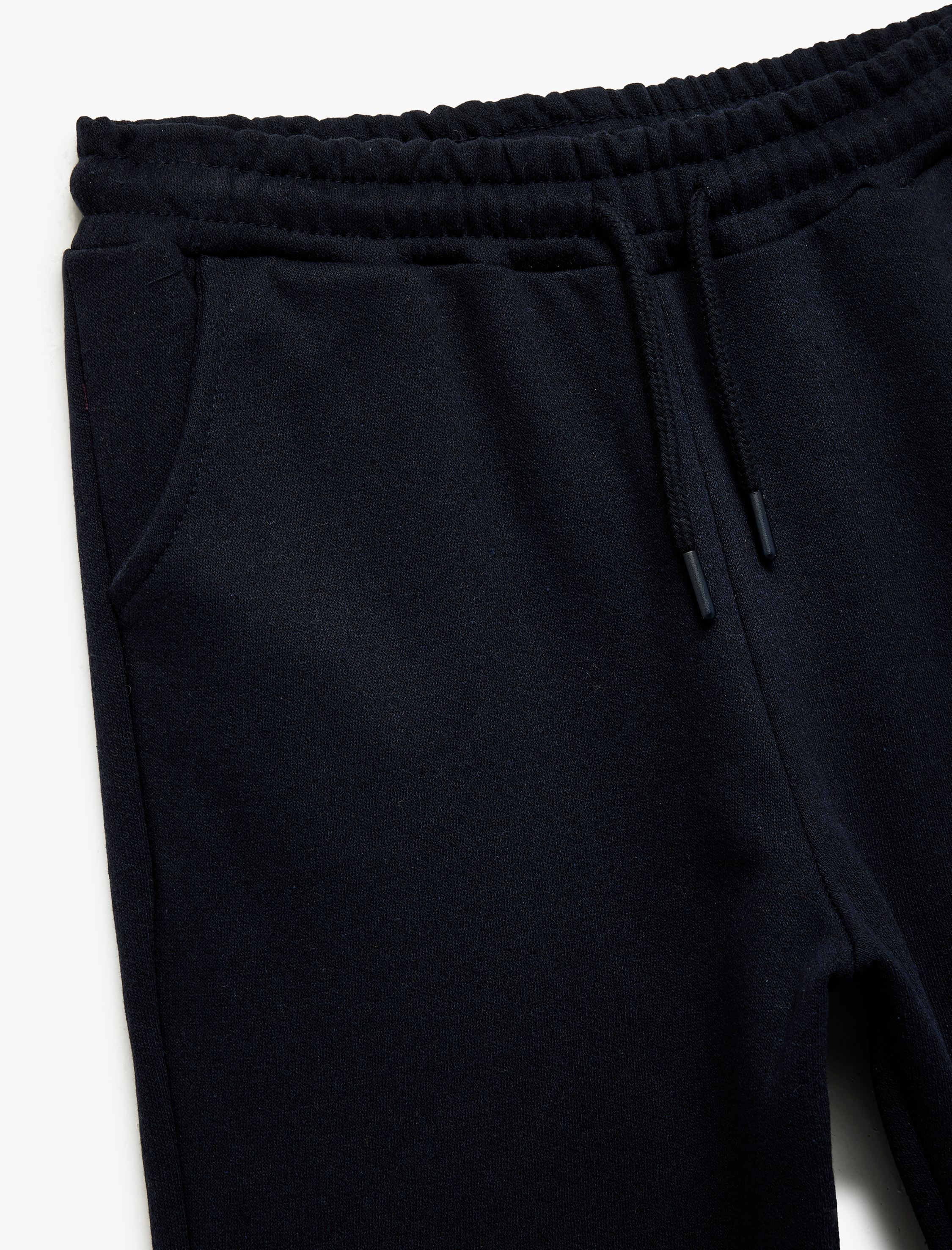  Erkek Çocuk Beli lastikli Baskı Detaylı Cepli Şardonlu Jogger Eşofman Altı