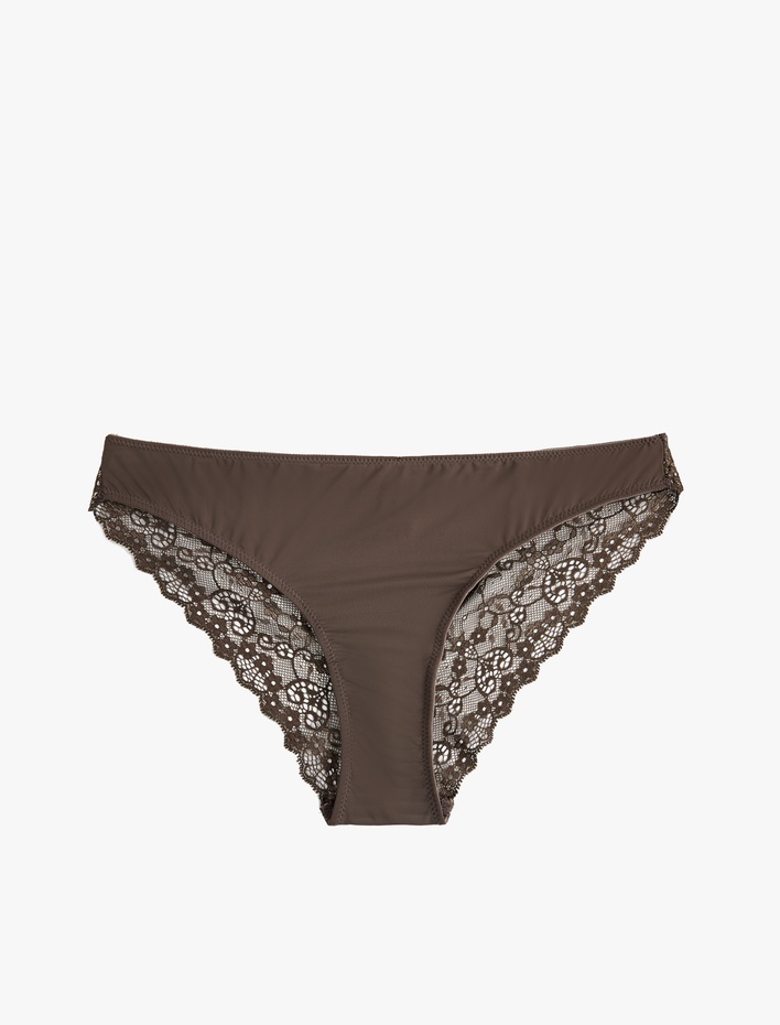  Arkası Dantelli Brazillian Külot
