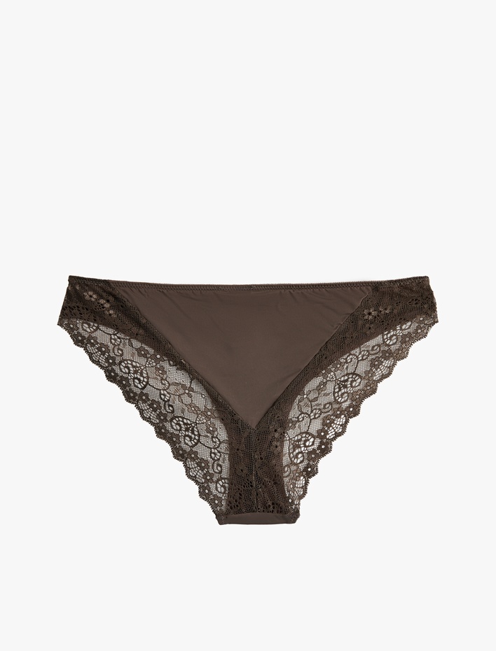  Arkası Dantelli Brazillian Külot