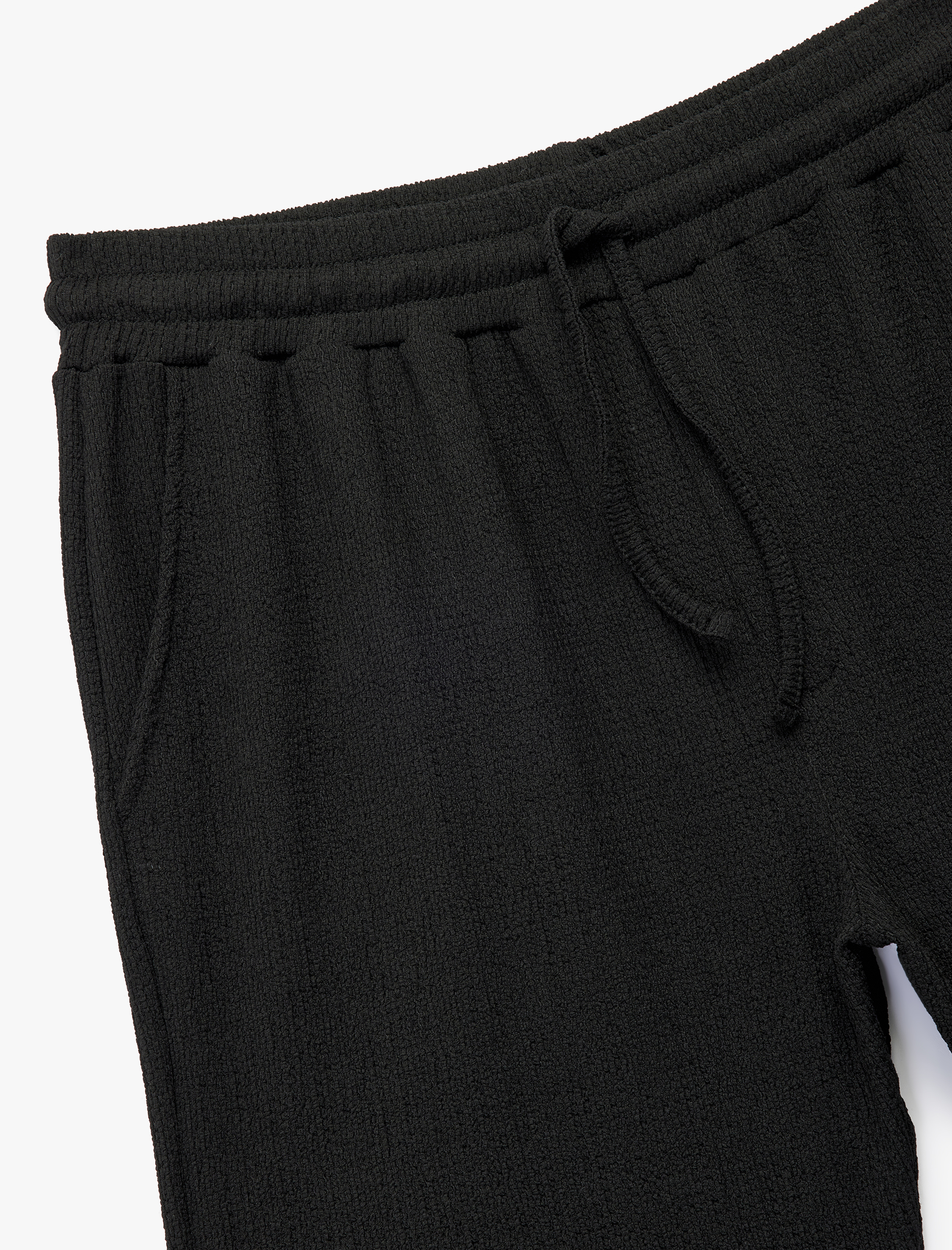   Rahat Kalıp Pamuk Viskon Karışımlı Bermuda Beli Bağcıklı Spor Şort