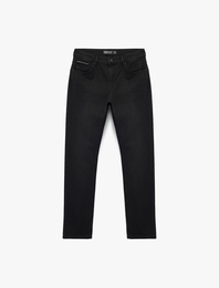 Pamuklu Normal Bel Straight Fit Jean Pantolon - Mark Jean