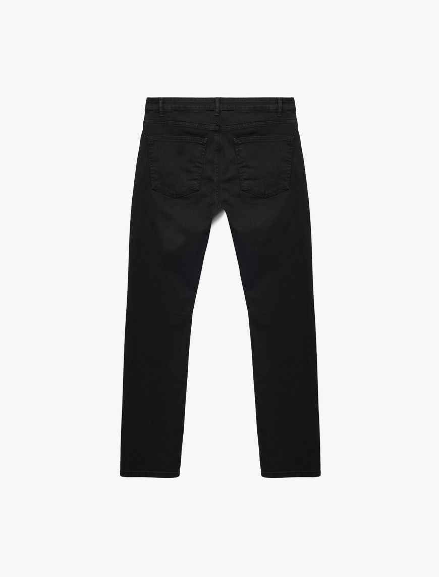   Pamuklu Normal Bel Straight Fit Jean Pantolon - Mark Jean