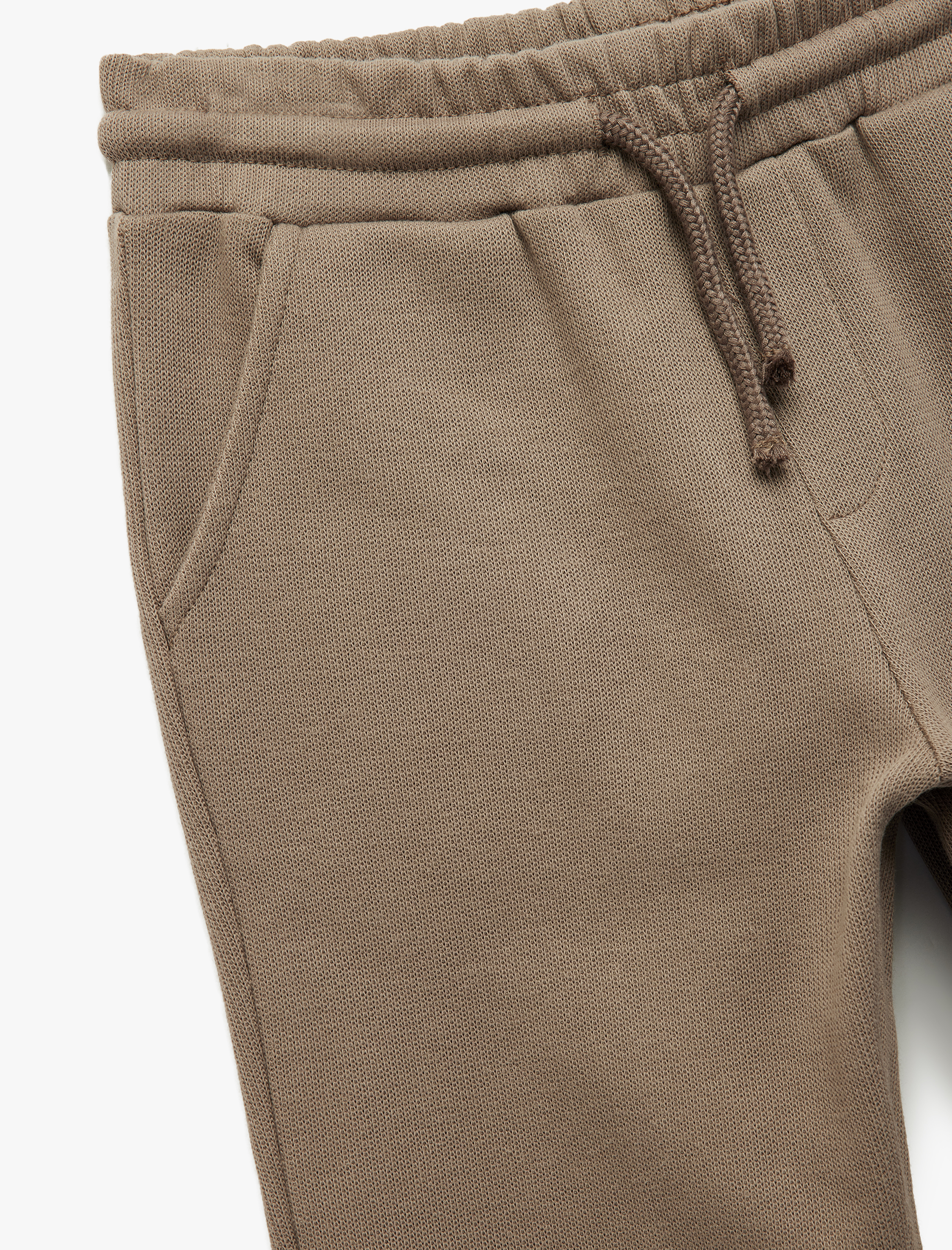  Erkek Çocuk Pamuklu Cepli Beli Bağlamalı Jogger Eşofman Altı