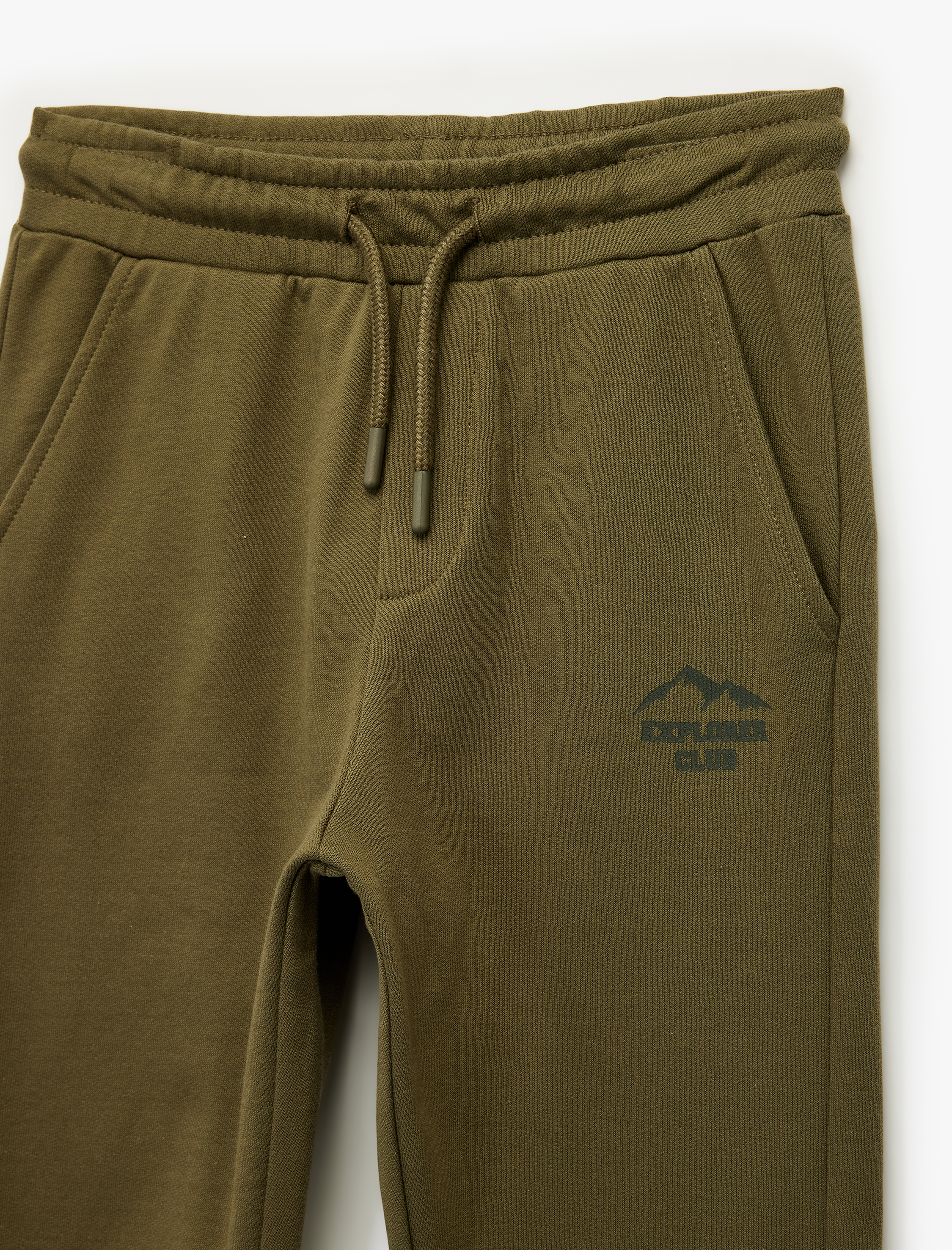  Erkek Çocuk Pamuklu Baskılı Oversize Jogger Eşofman Altı