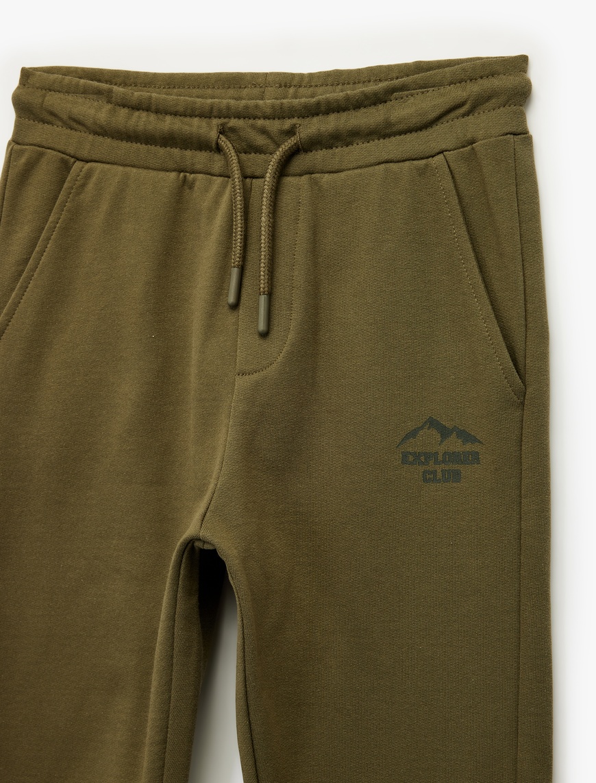  Erkek Çocuk Pamuklu Baskılı Oversize Jogger Eşofman Altı