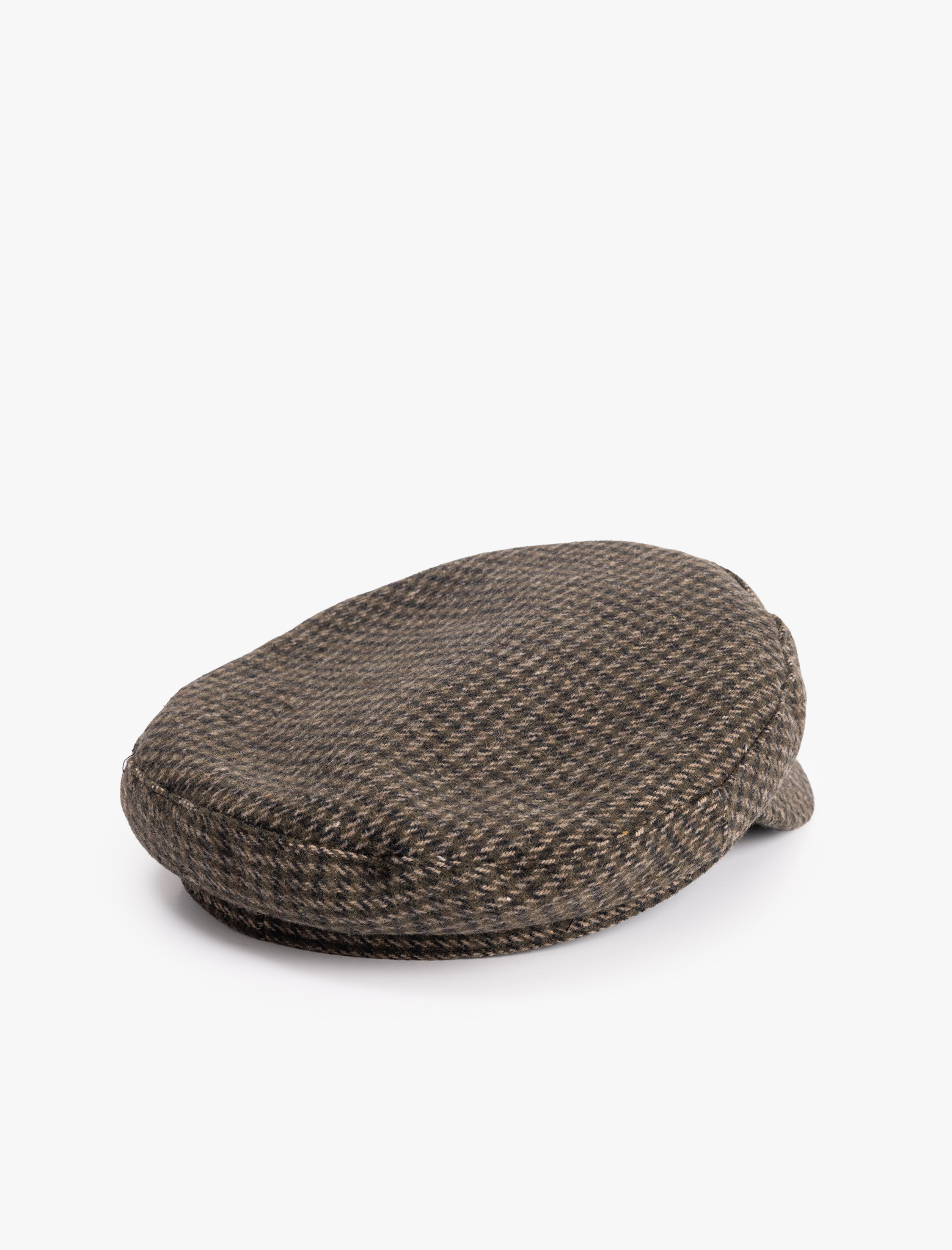  Kadın Kazayağı Desenli Kasket Şapka - Koton X Sima Tarkan