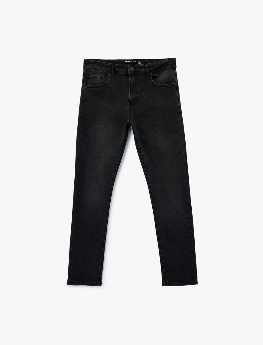   Normal Bel Slim Fit Jean Pantolon - Brad Jean