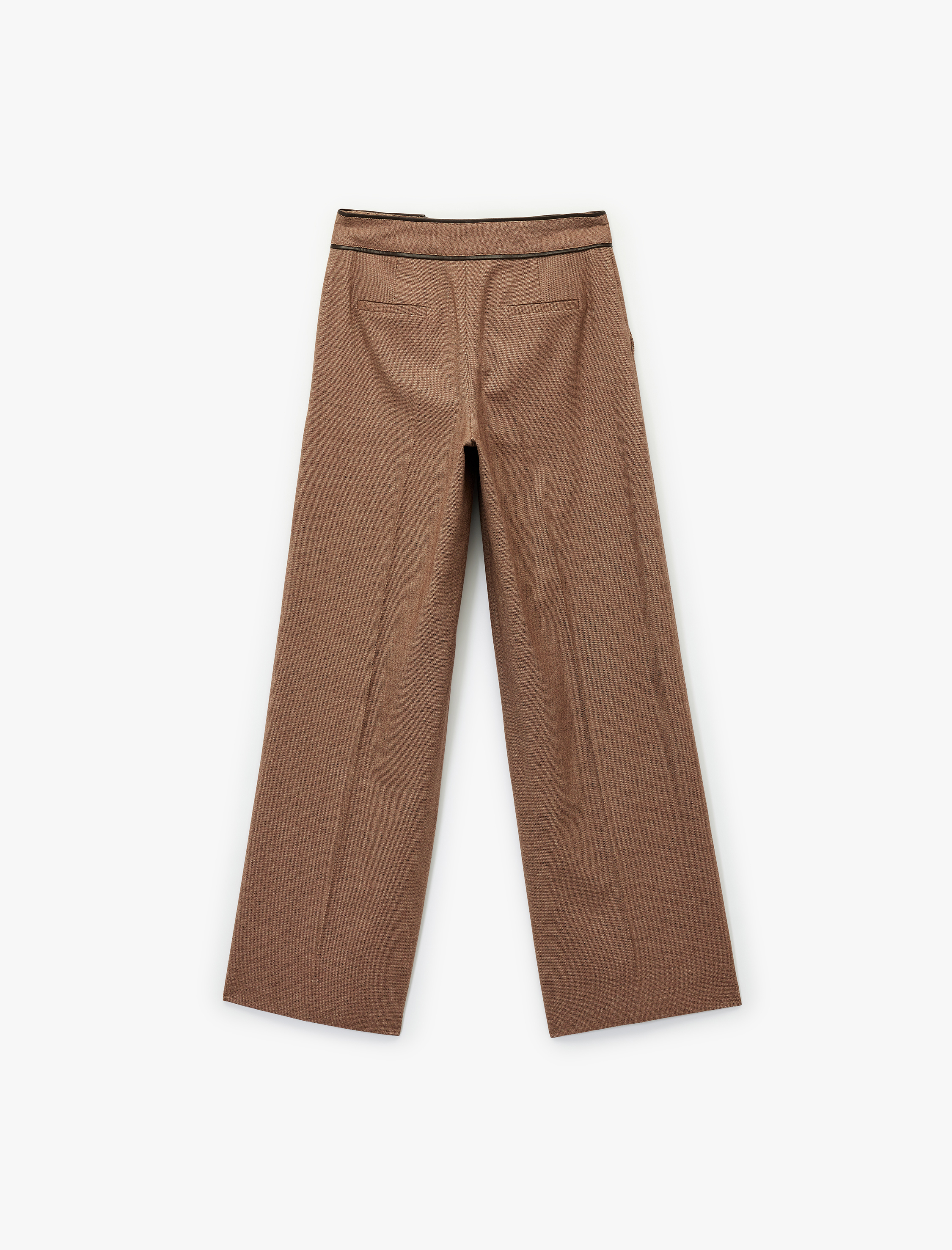   Koton X Sima Tarkan - Cepli Kemerli Geniş Paça Kumaş Pantolon