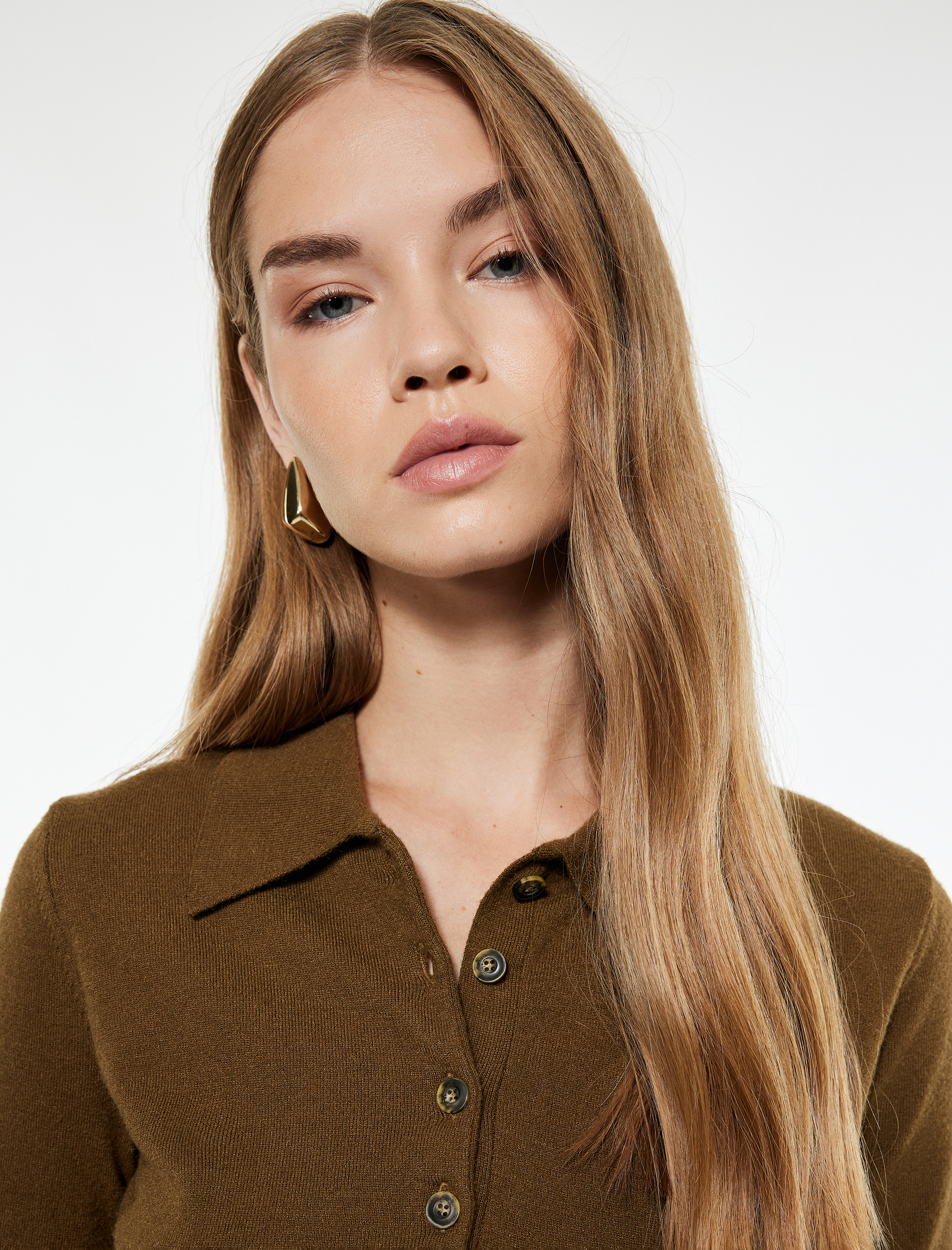   Koton X Sima Tarkan - Regular Fit Polo Yaka Triko Kazak