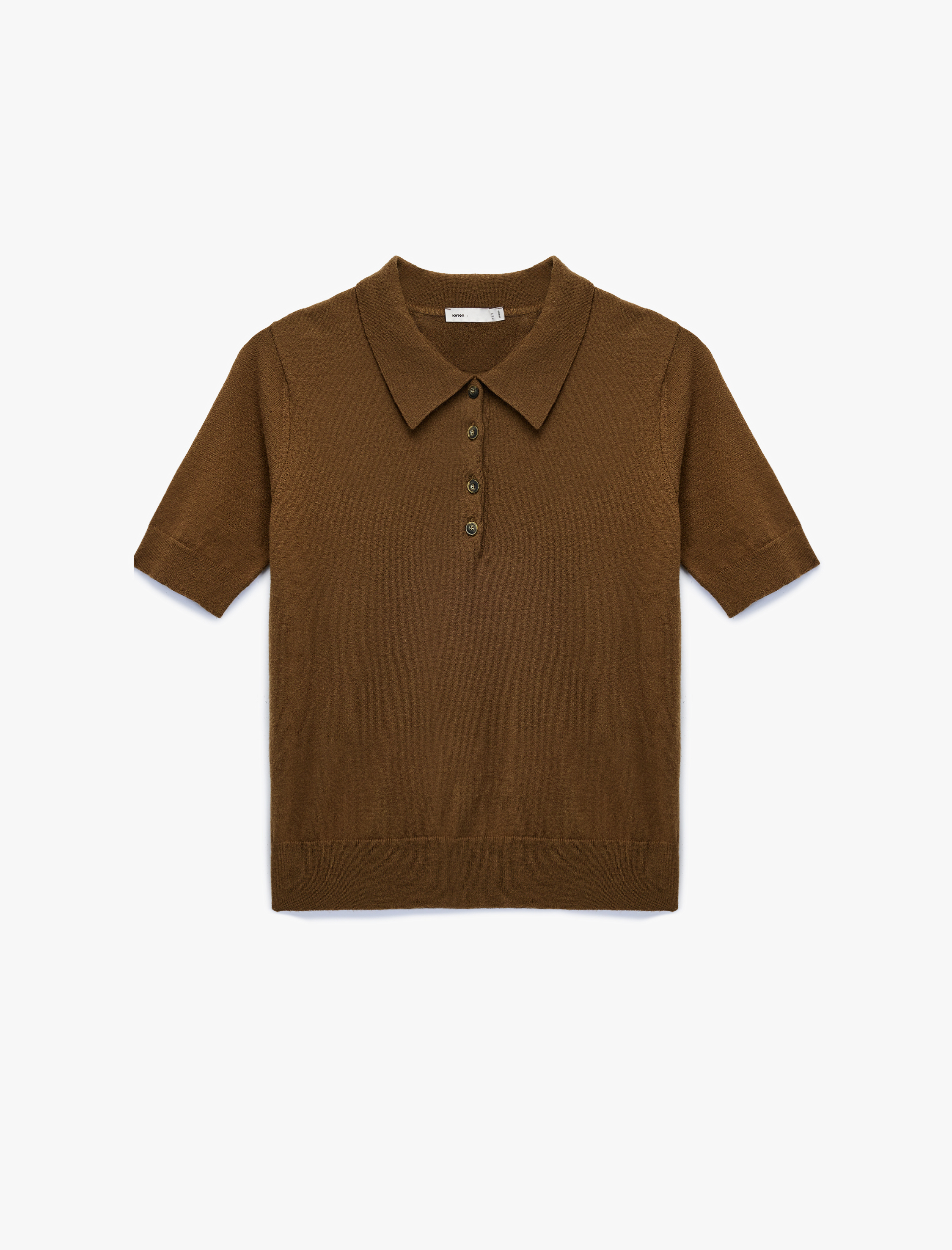   Koton X Sima Tarkan - Regular Fit Polo Yaka Triko Kazak