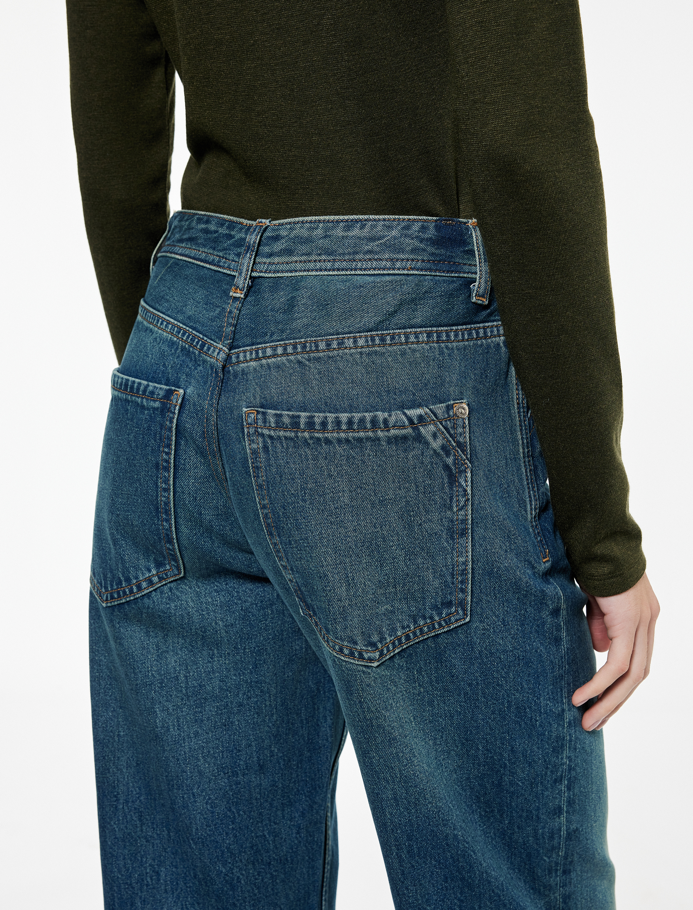 Koton X Sima Tarkan - Uzun Paça Straight Fit Jean Pantolon