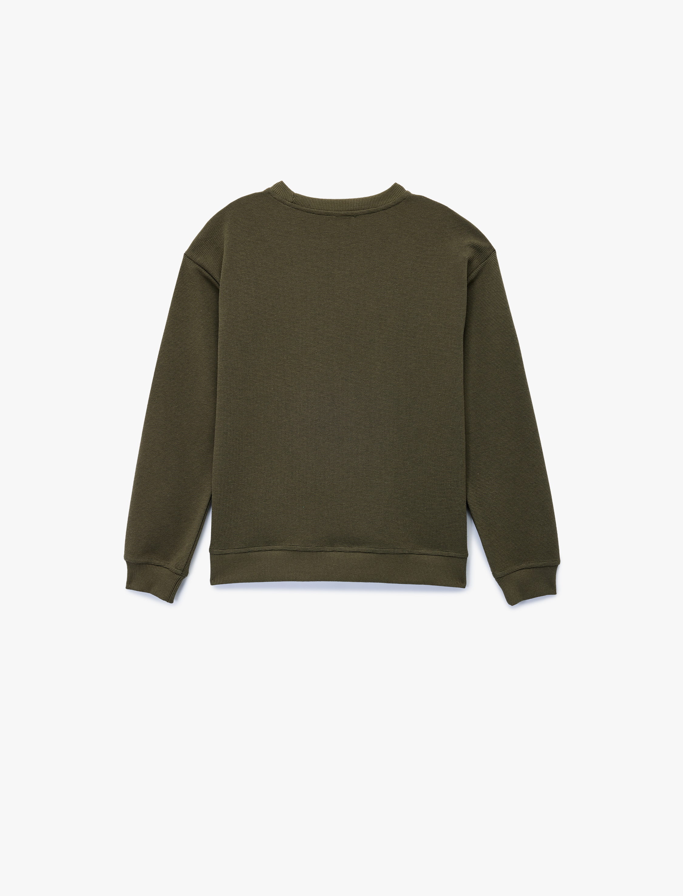 Erkek Çocuk Uzun Kollu Bisiklet Yaka Basic Sweatshirt