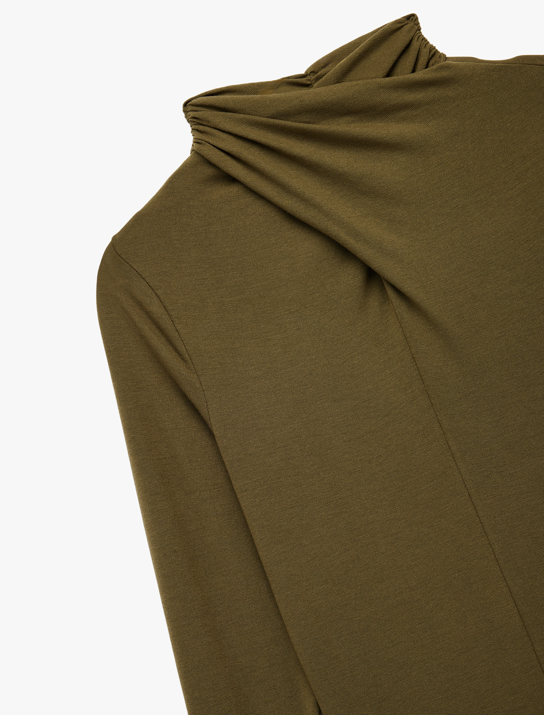 Koton X Sima Tarkan - Uzun Kollu Drapeli Çapraz Dik Yaka Body