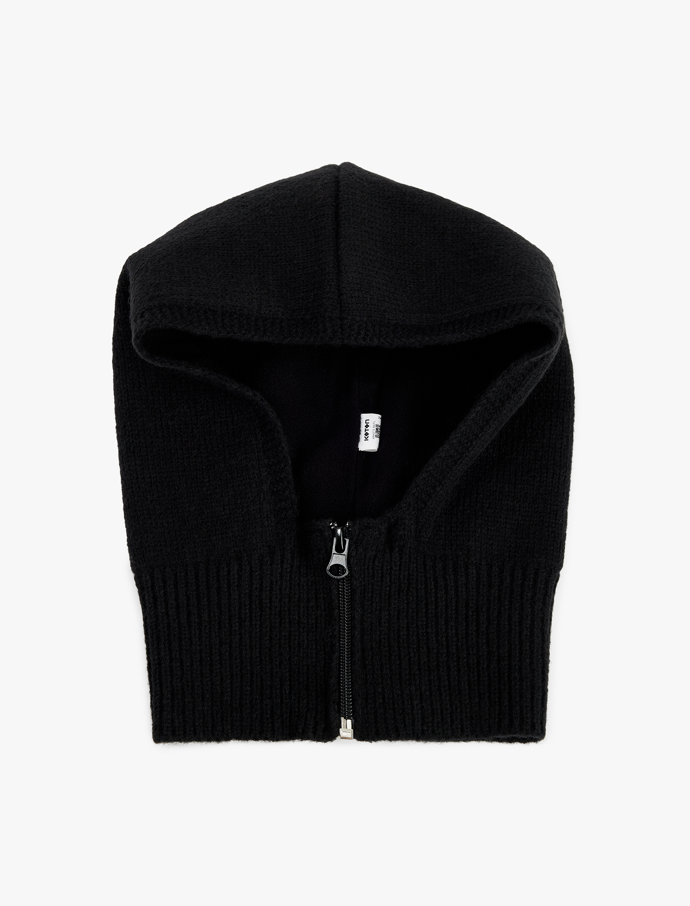  Erkek Çocuk Fermuar Detaylı Kapşonlu Bere