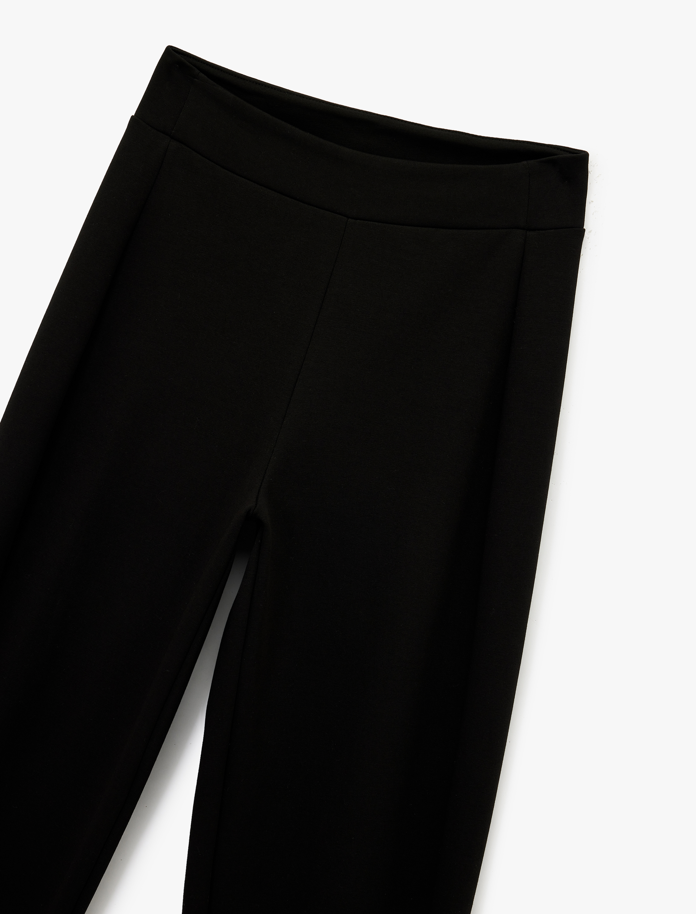 Yüksek Bel Pamuklu Rahat Kalıp Spor Jogger Eşofman Altı