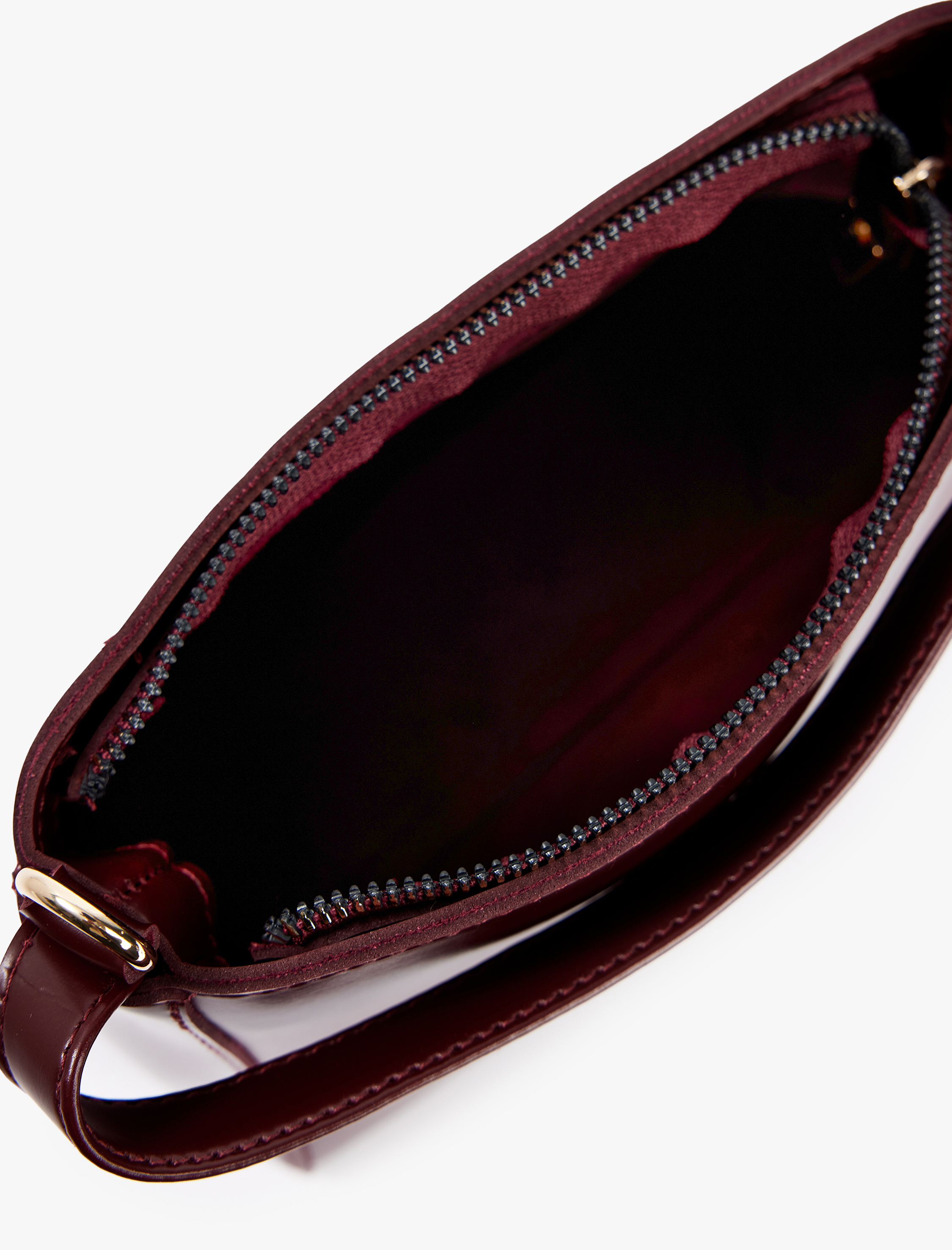  Kadın Suni Deri Saplı Askılı Fermuarlı Omuz Çantası