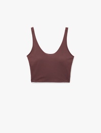 Kolsuz Kaplı Slim Fit Sporcu Sütyeni