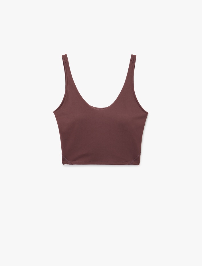  Kolsuz Kaplı Slim Fit Sporcu Sütyeni