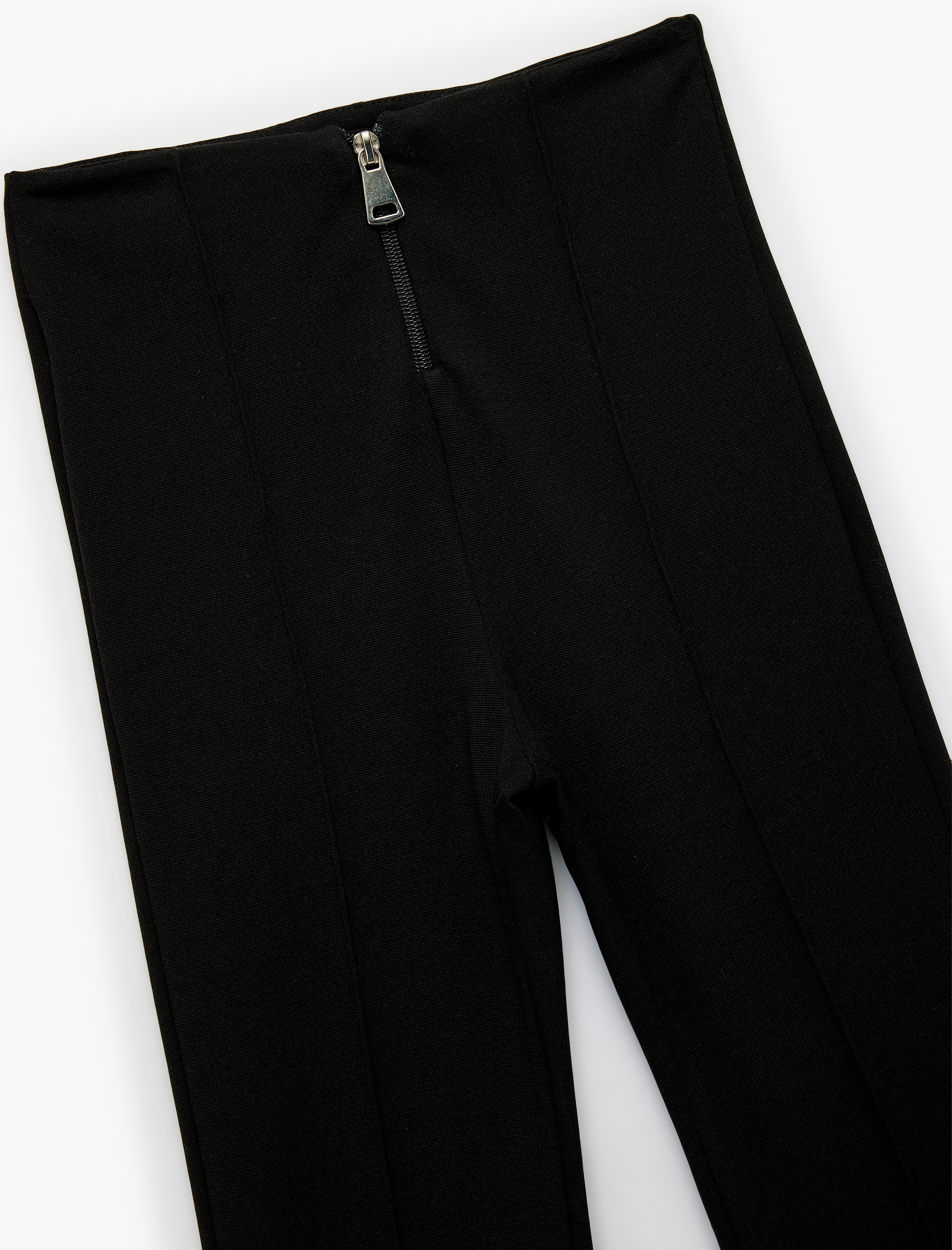  Kız Çocuk Viskon Karışımlı Slim Fit Basic Pantolon