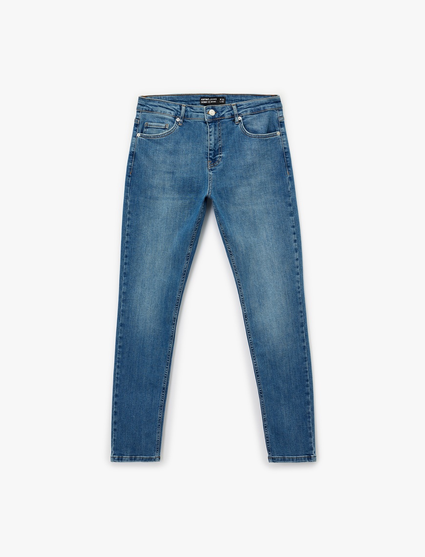   Normal Bel Pamuklu Skinny Fit Jean Pantolon - Michael Jean