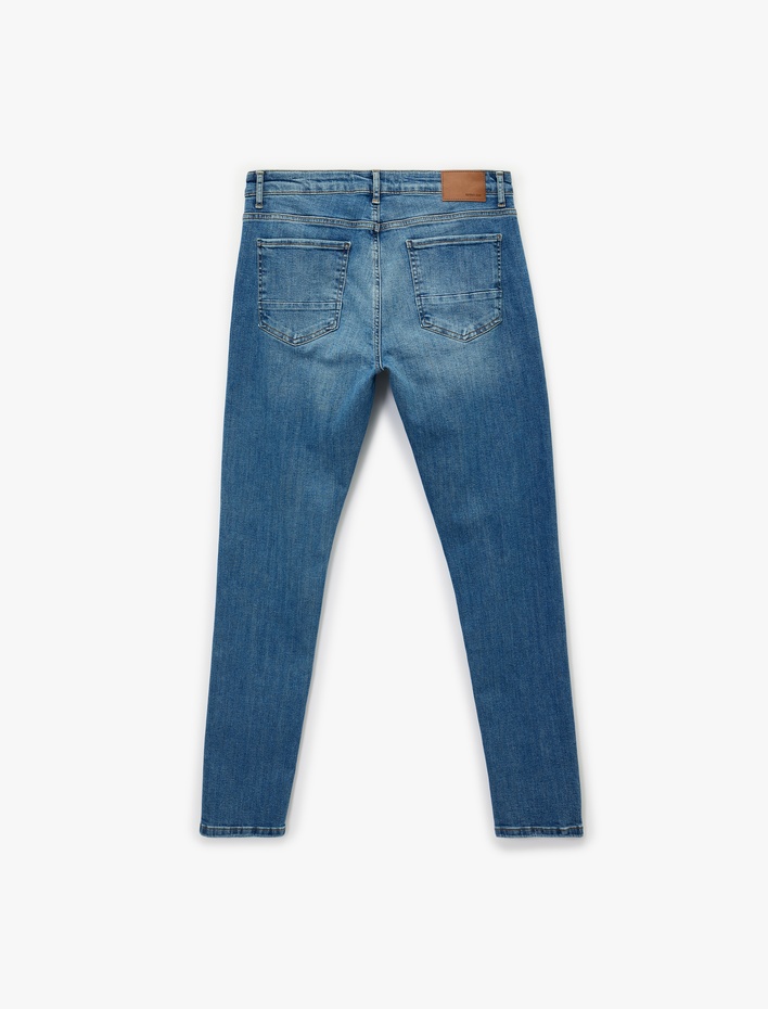  Normal Bel Pamuklu Skinny Fit Jean Pantolon - Michael Jean