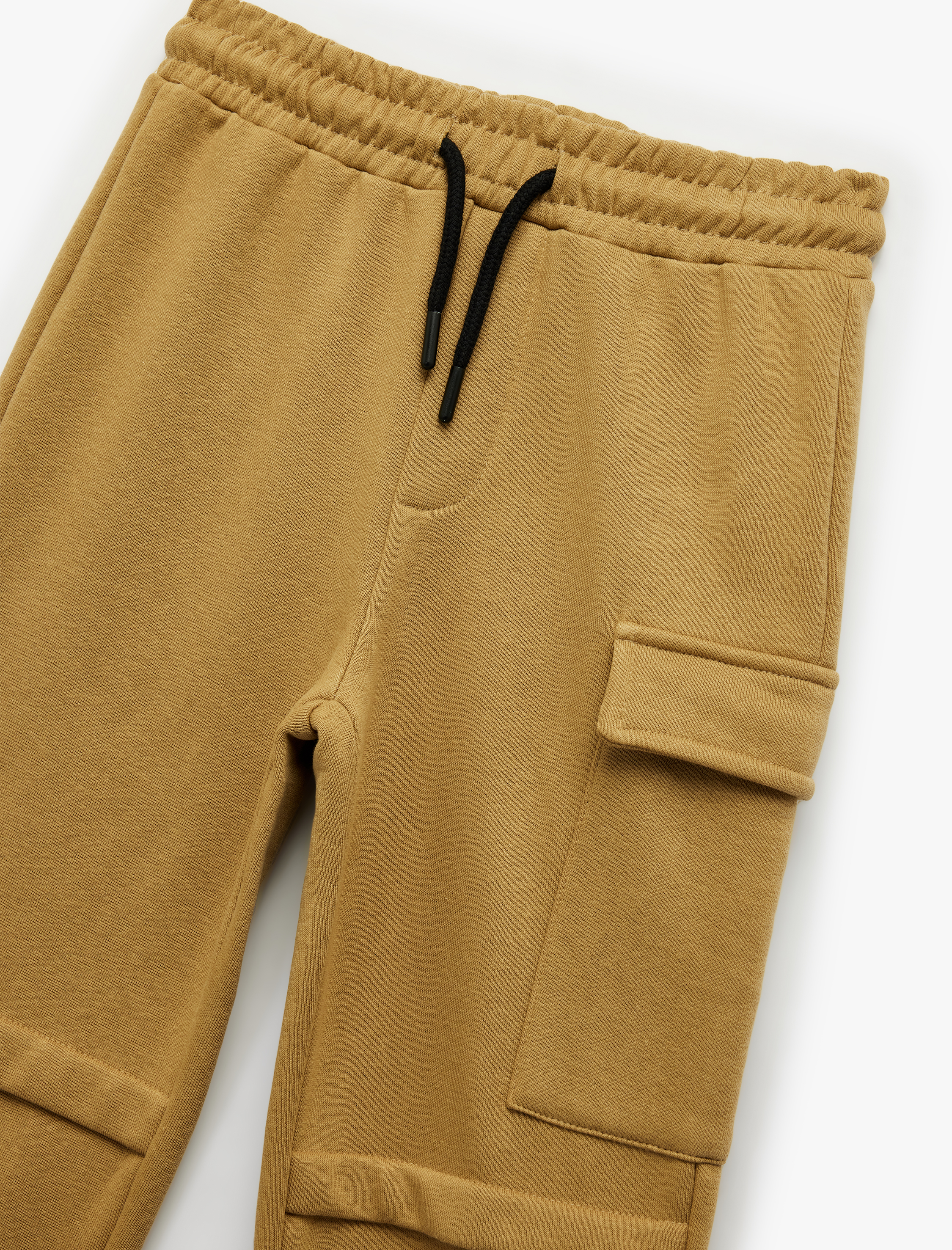  Erkek Çocuk Kargo Cep Detaylı Beli Bağcıklı Jogger Eşofman Altı