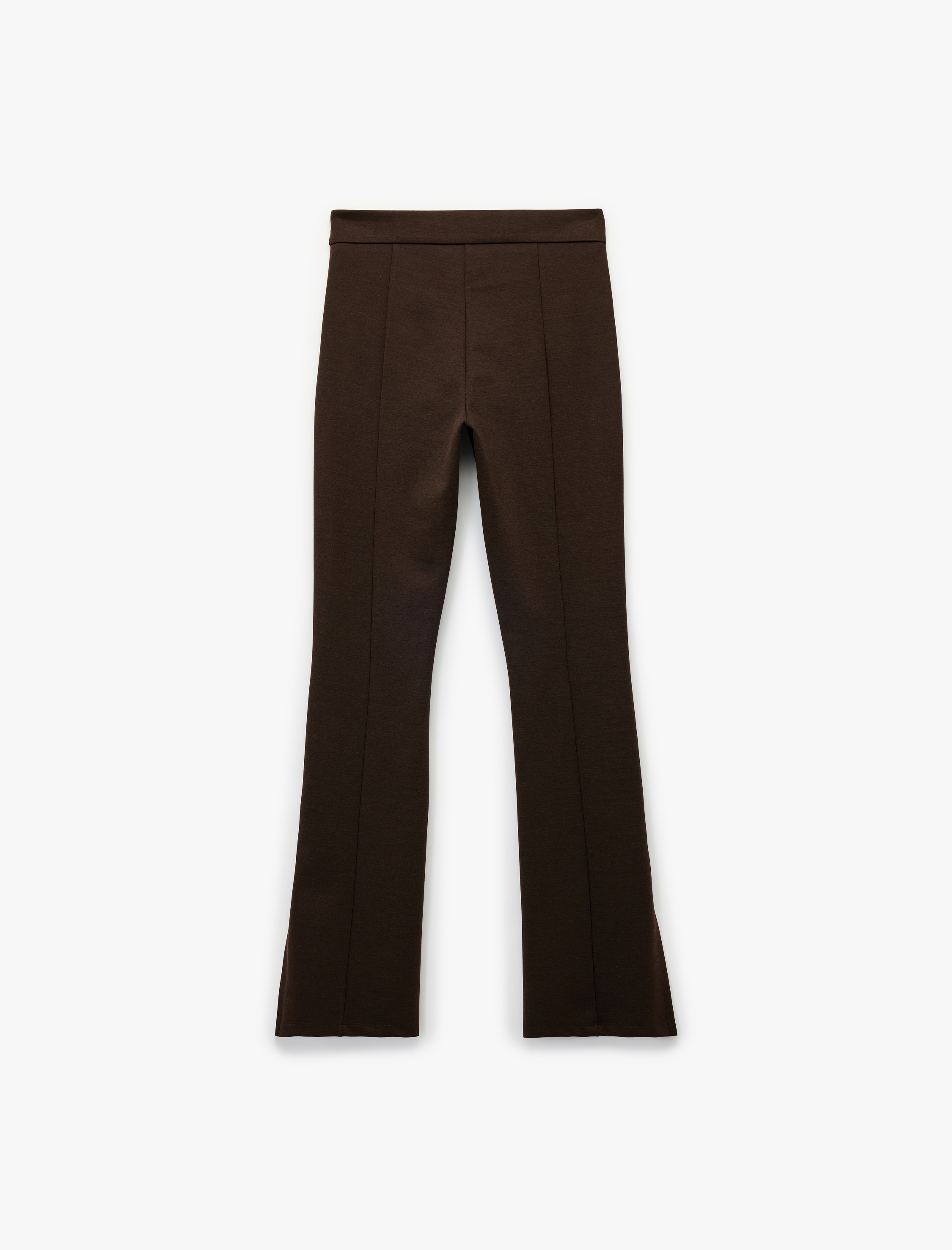   Koton X Sibil Çetinkaya - Nervürlü Yırtmaç Detaylı İspanyol Paça Pantolon