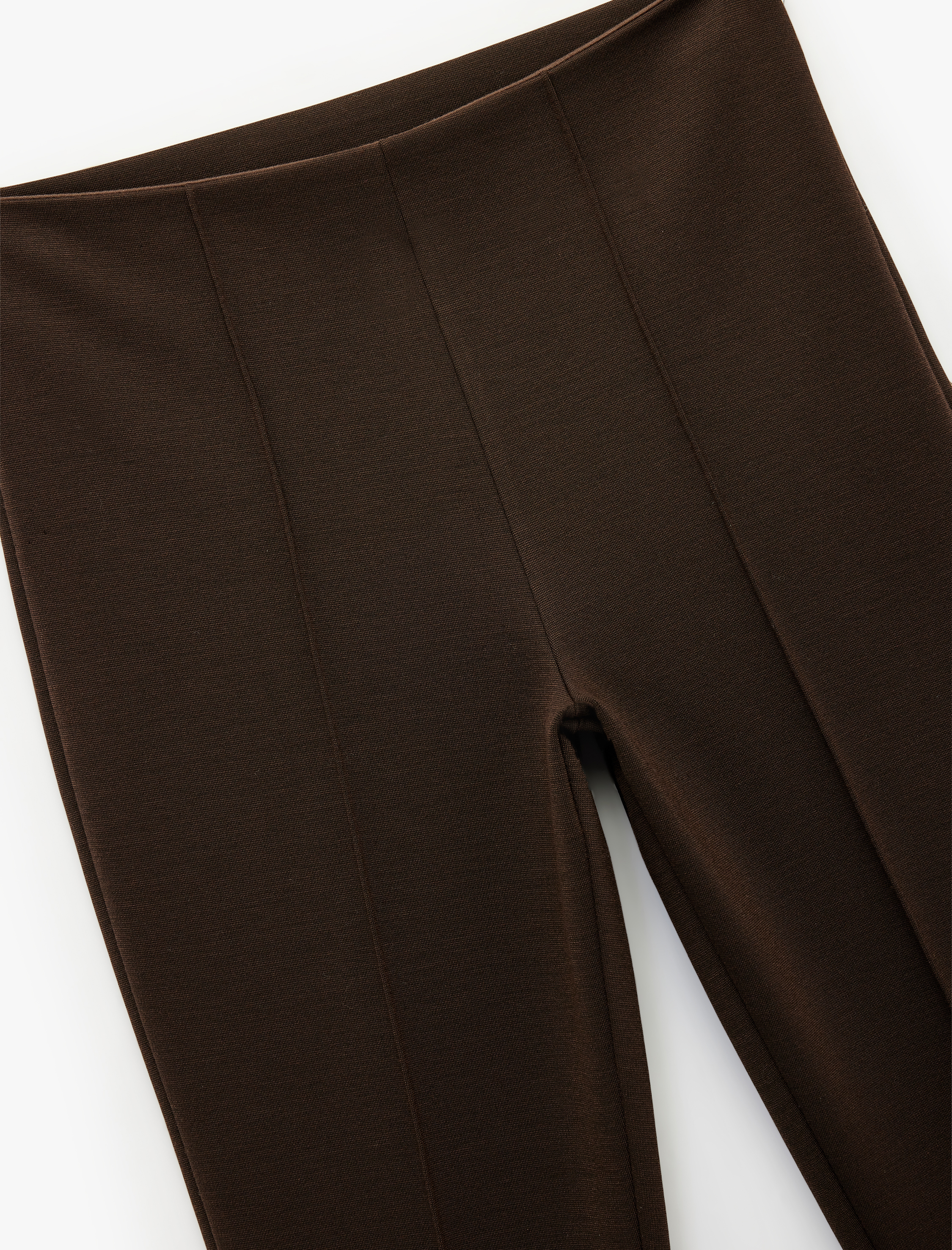   Koton X Sibil Çetinkaya - Nervürlü Yırtmaç Detaylı İspanyol Paça Pantolon