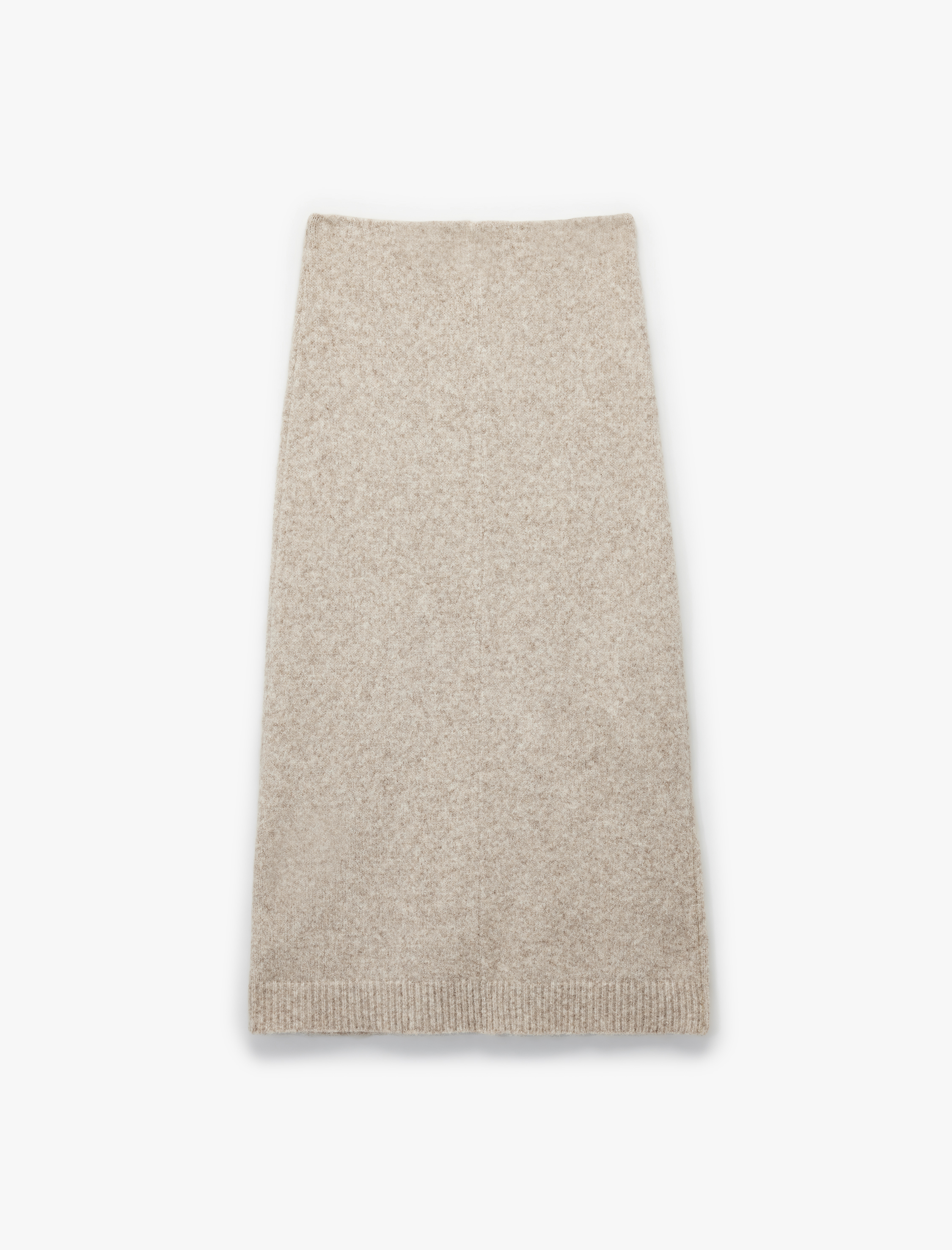   Koton X Sibil Çetinkaya - Yırtmaç Detaylı Yüksek Bel Midi Triko Etek